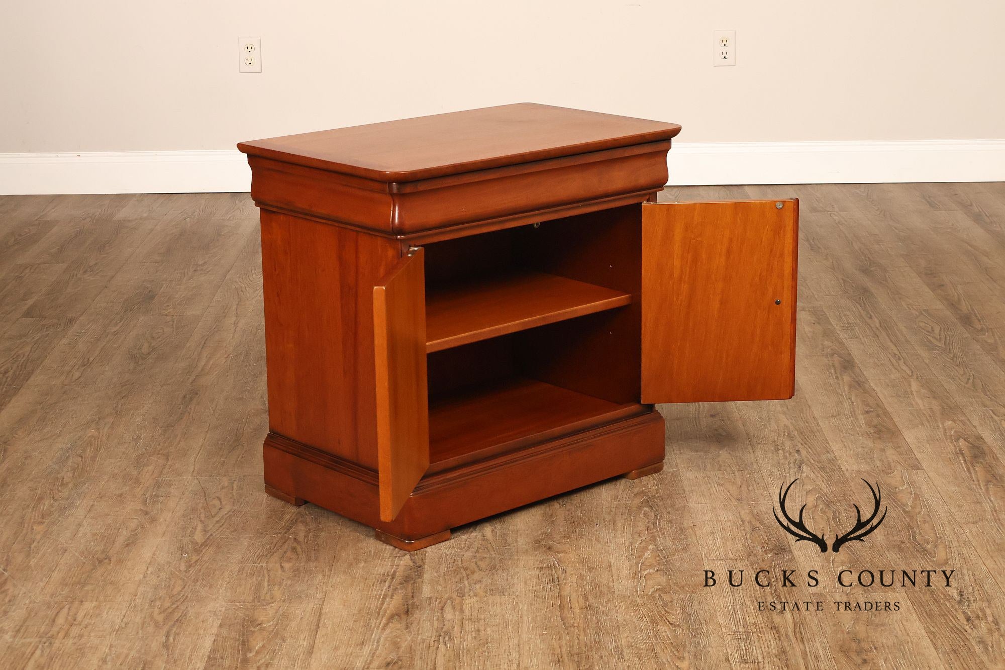 French Louis Philippe Style Cherry Nightstand