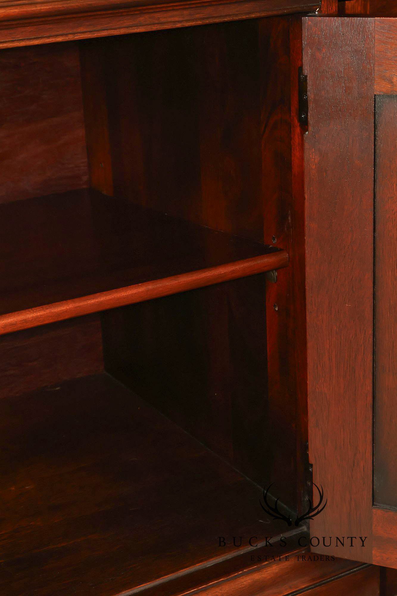 Pennsylvania House Chippendale Style Mahogany Breakfront China Cabinet
