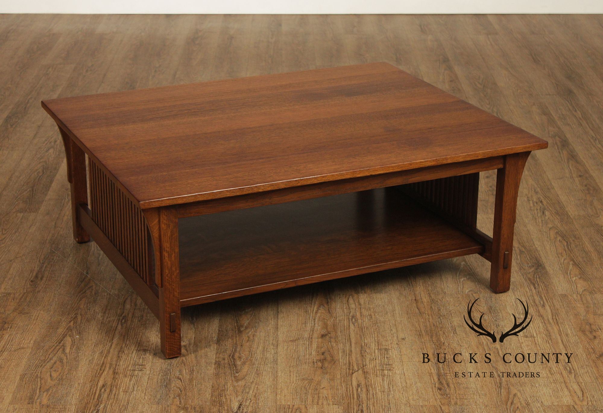 Stickley Mission Collection Oak Cocktail Table