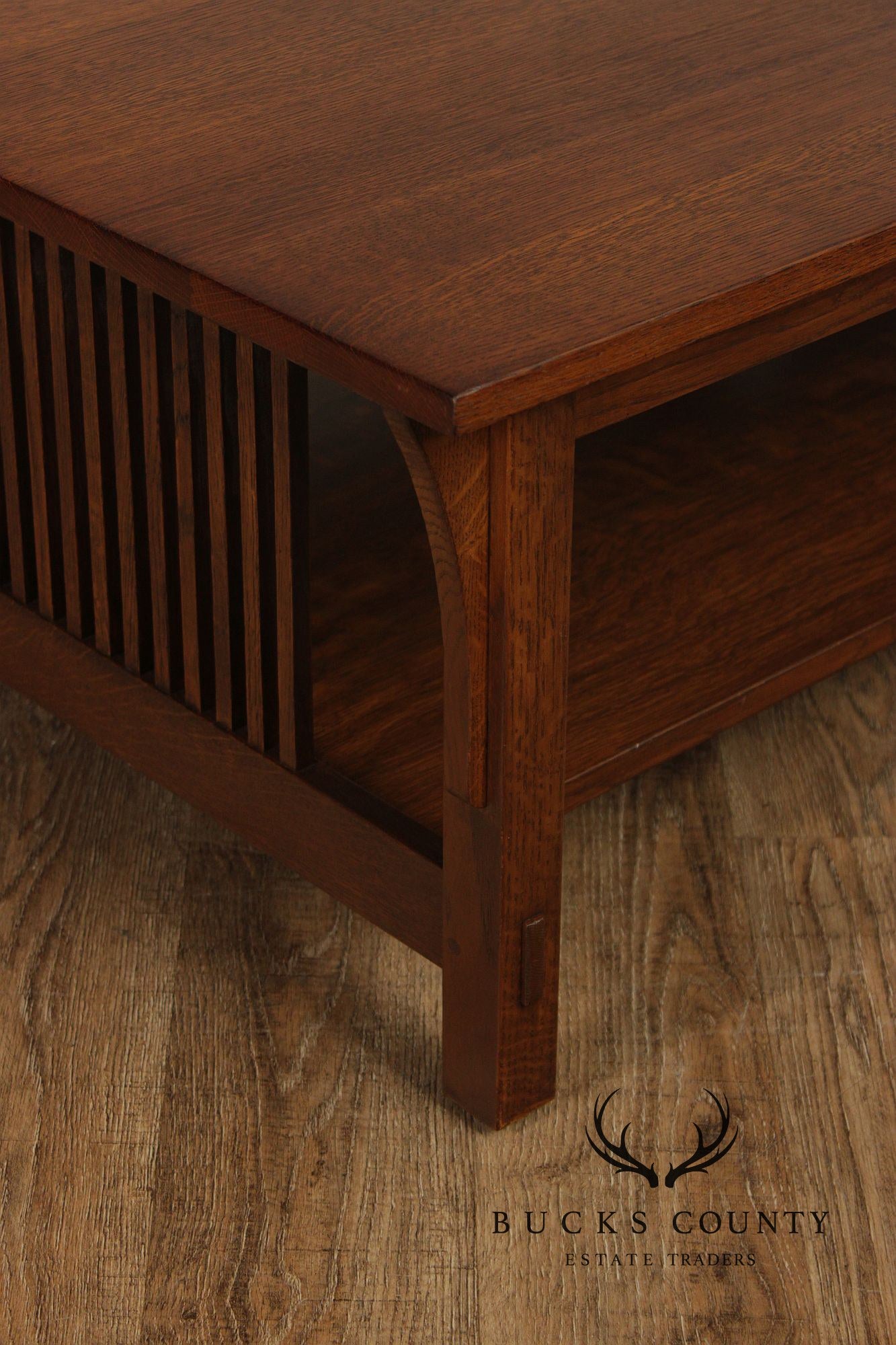 Stickley Mission Collection Oak Cocktail Table