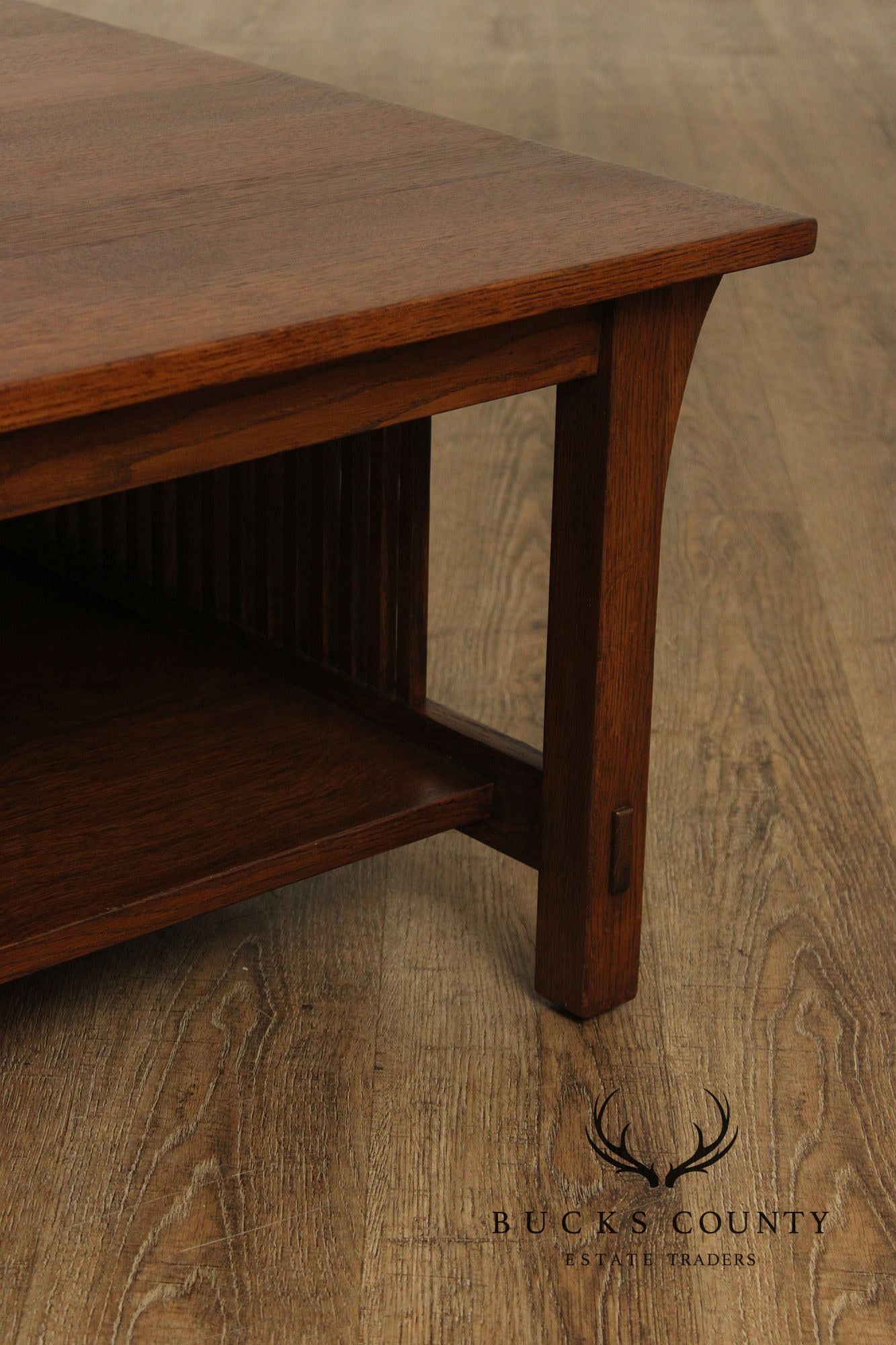 Stickley Mission Collection Oak Cocktail Table