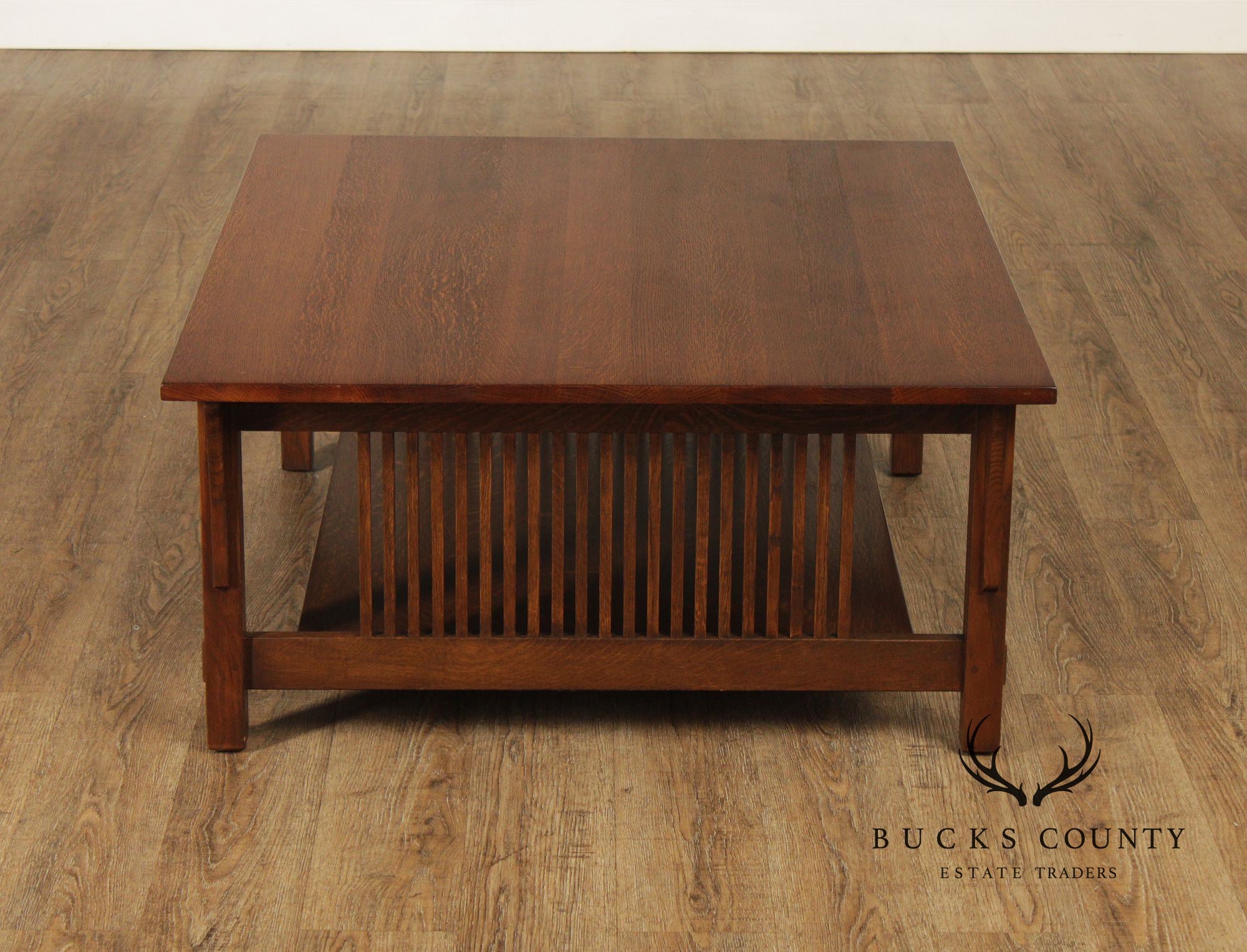 Stickley Mission Collection Oak Cocktail Table