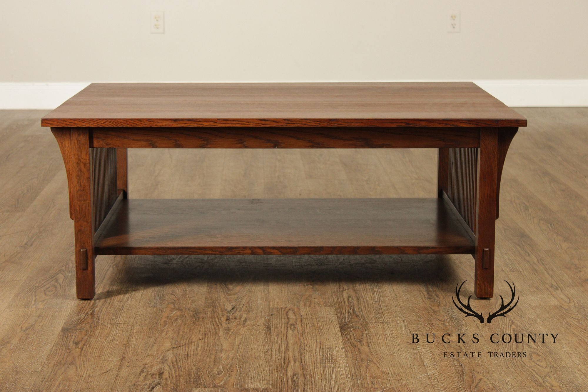 Stickley Mission Collection Oak Cocktail Table