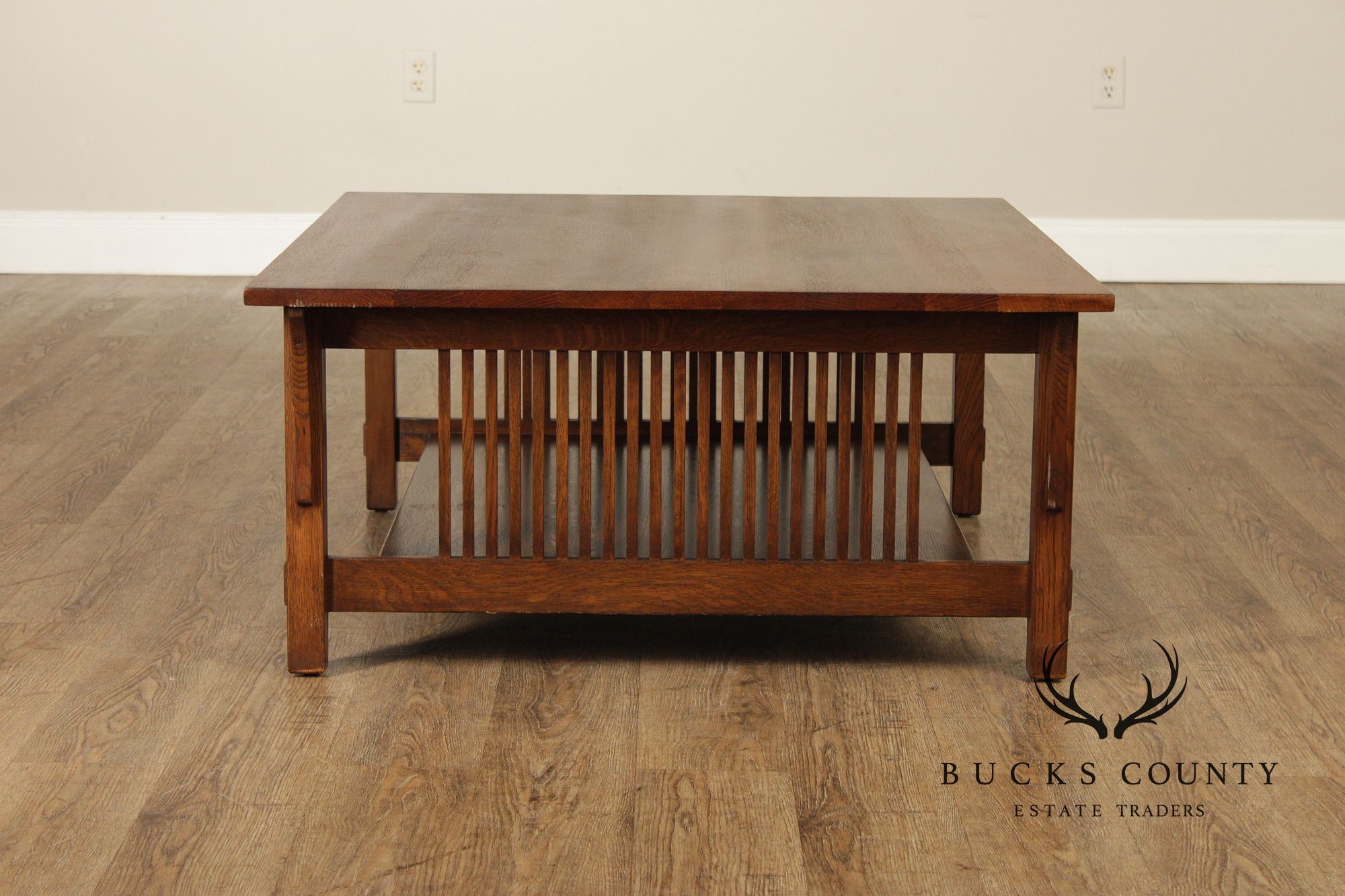 Stickley Mission Collection Oak Cocktail Table