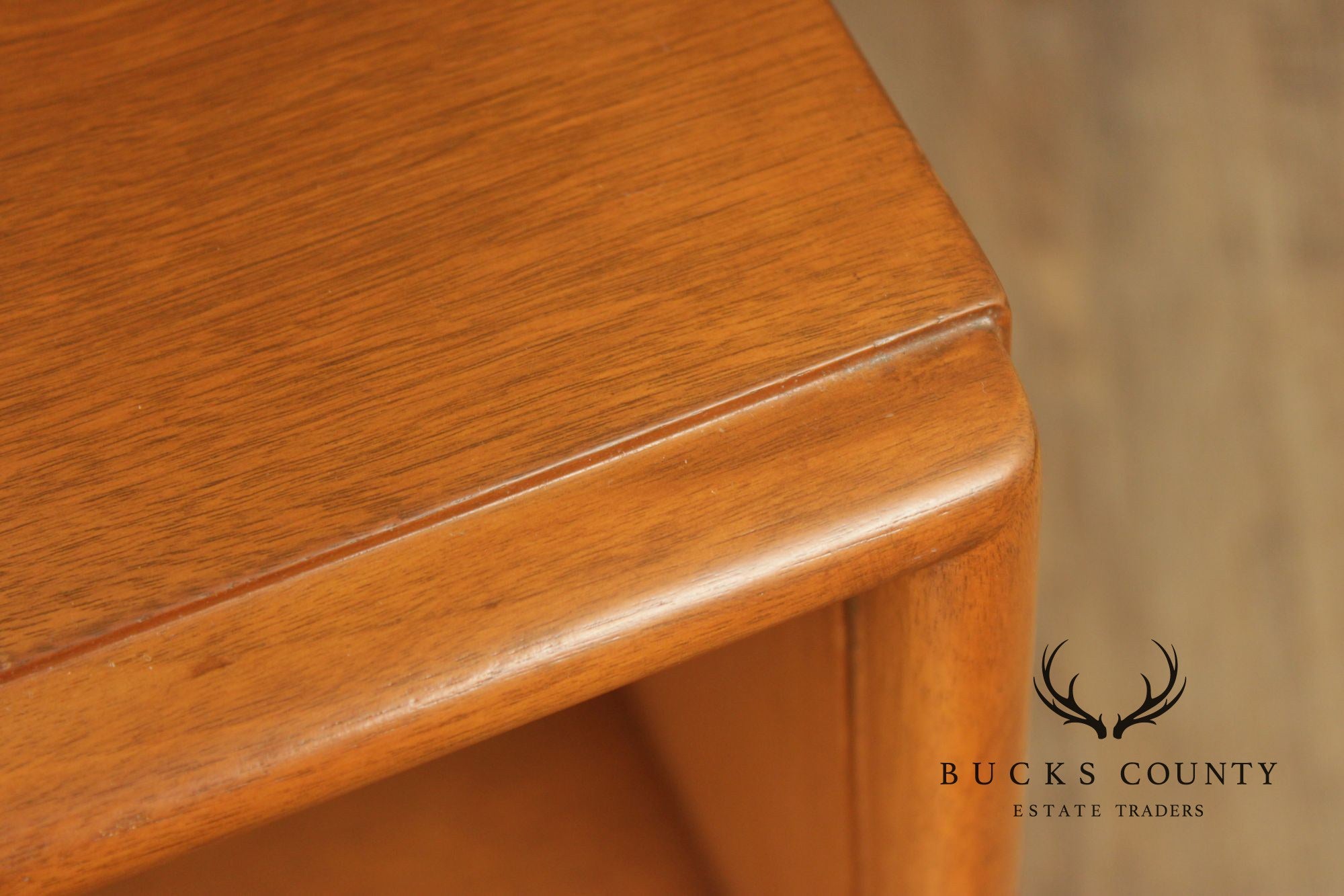 Johnson Furniture Co. Mid Century Modern Pair of Nightstands