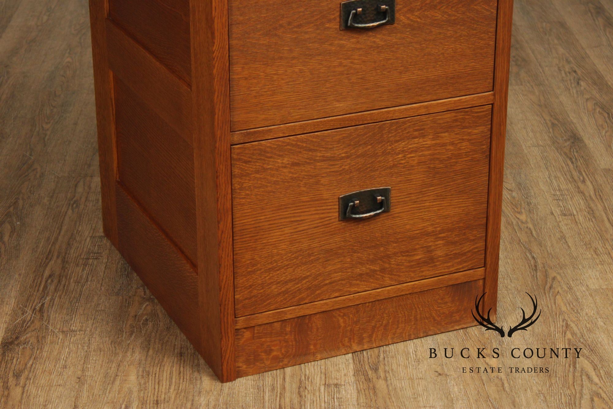 Stickley Mission Collection Oak Two Drawer File Cabinet