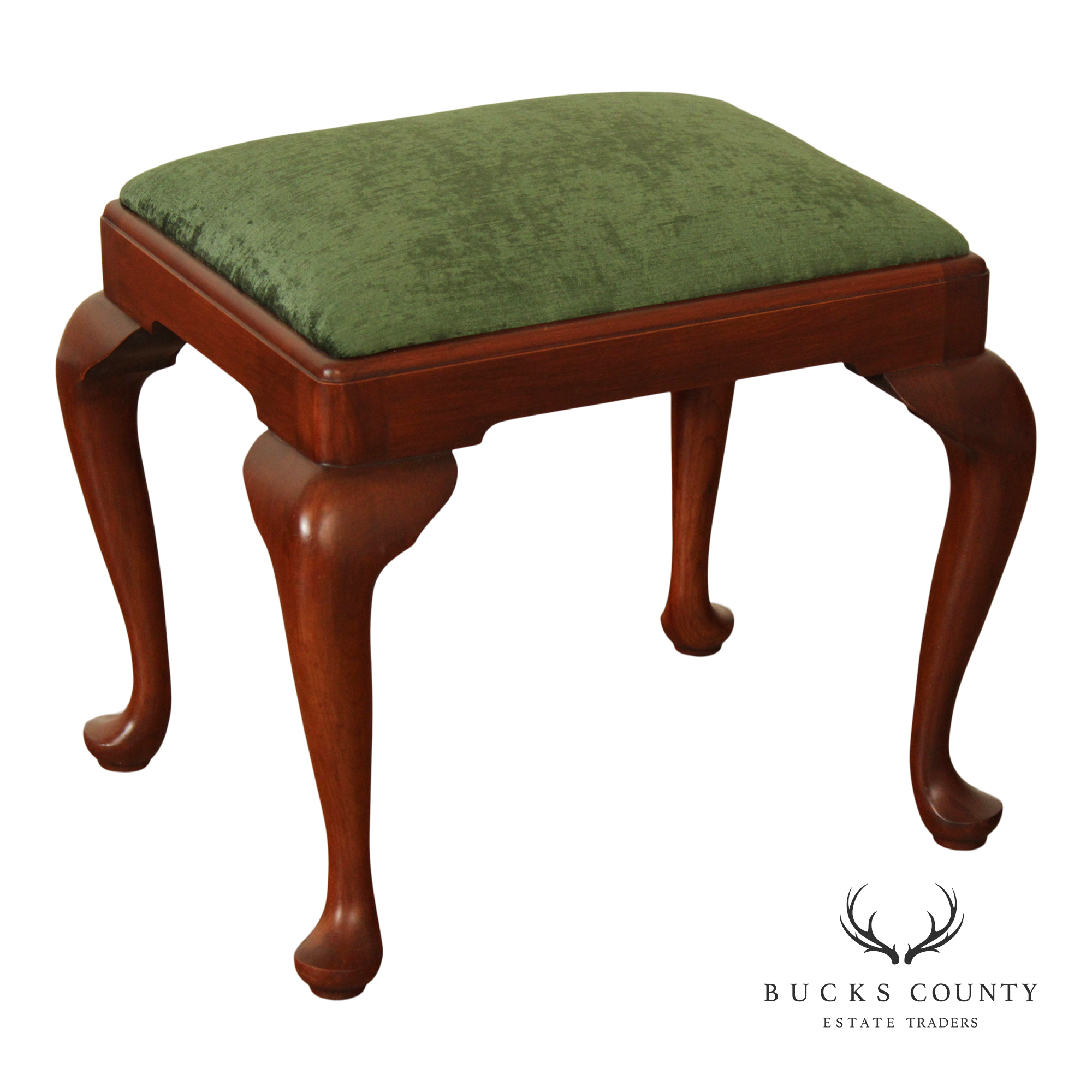 Henkel Harris Queen Anne Style Cherry Bench