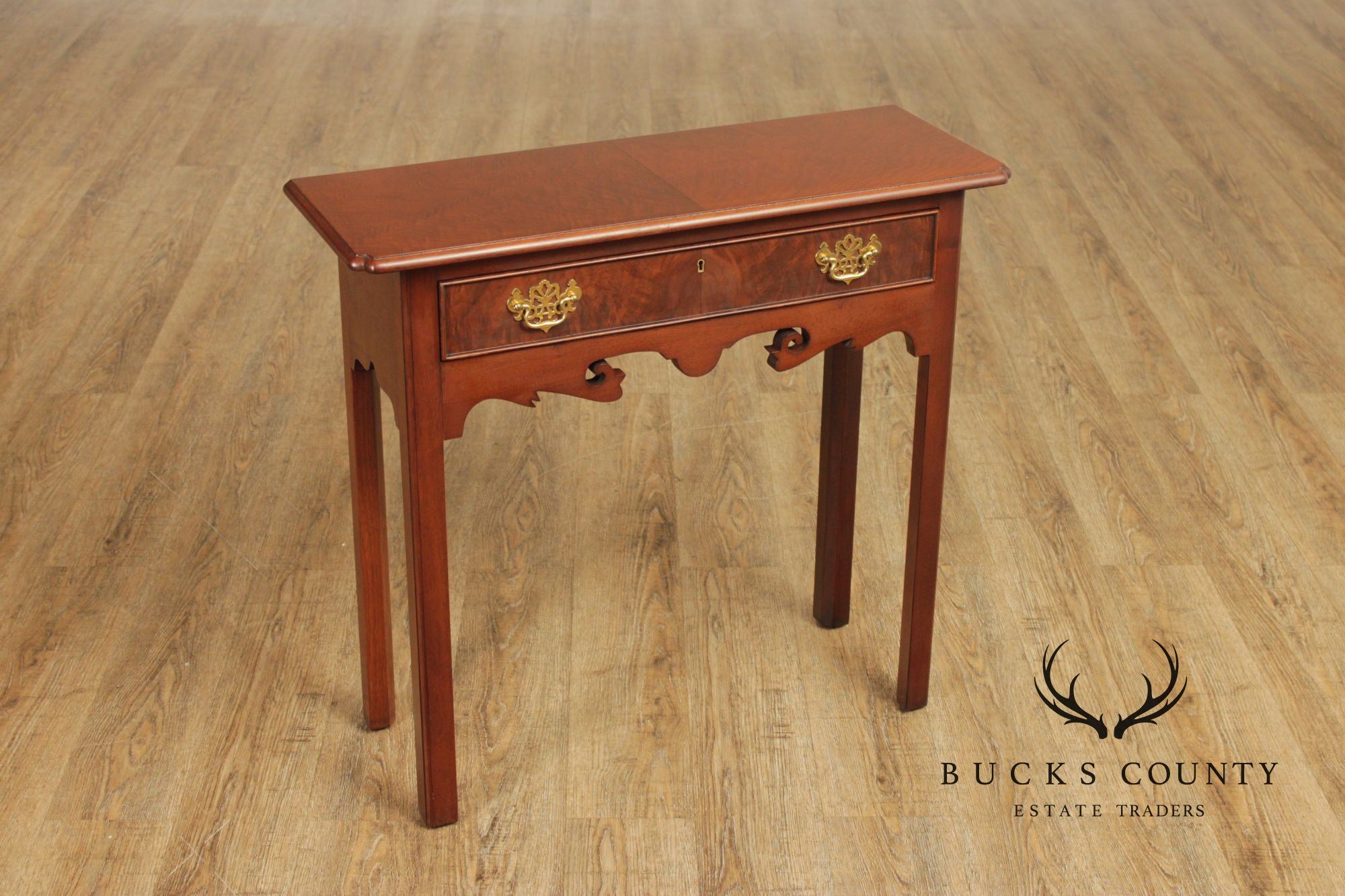 Southampton Georgian Style Mahogany Narrow Console Table
