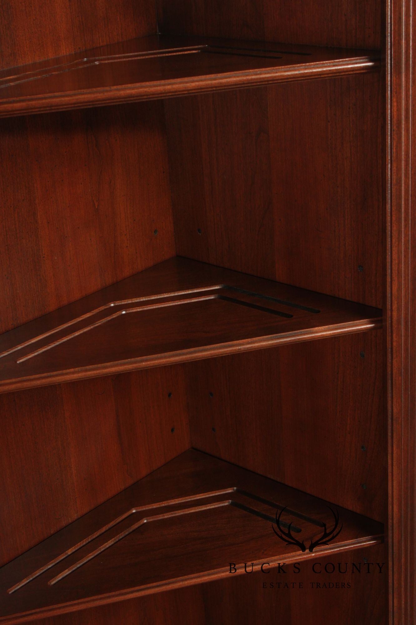 Ethan Allen Georgian Court Vintage Cherry Bookcase Display Unit