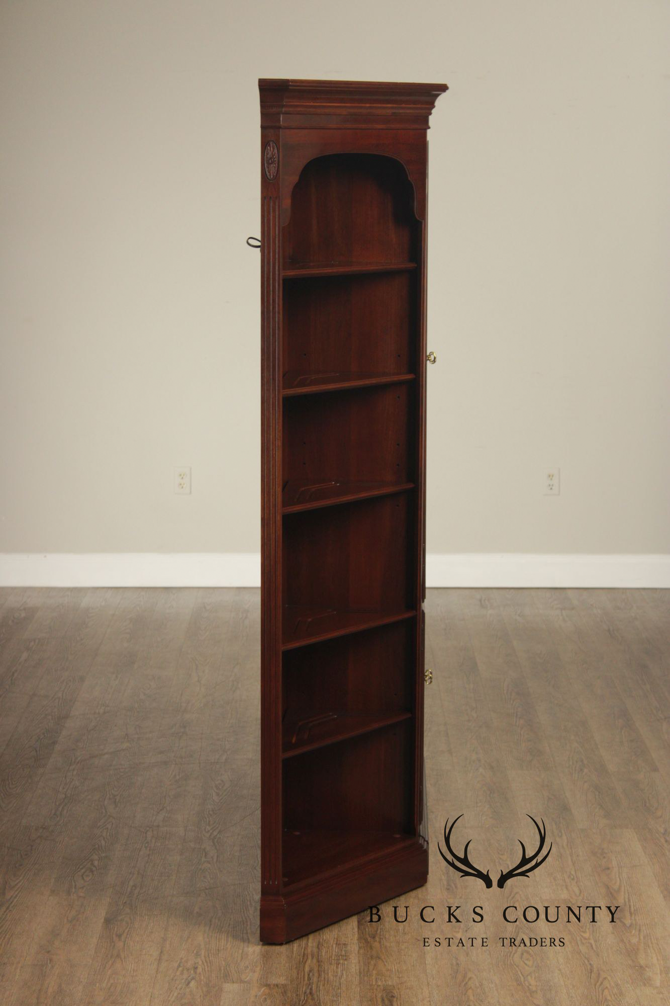 Ethan Allen Georgian Court Vintage Cherry Bookcase Display Unit
