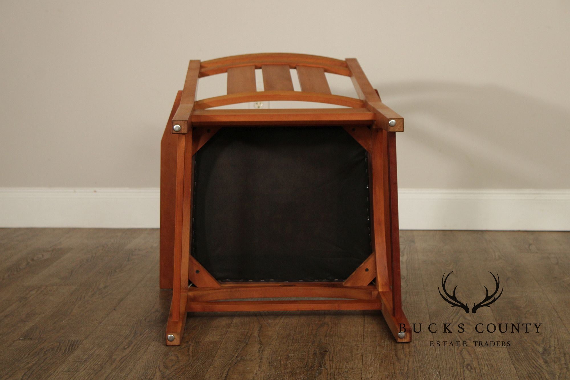 Stickley Mission Collection Harvey Ellis Inlaid Cherry Armchair