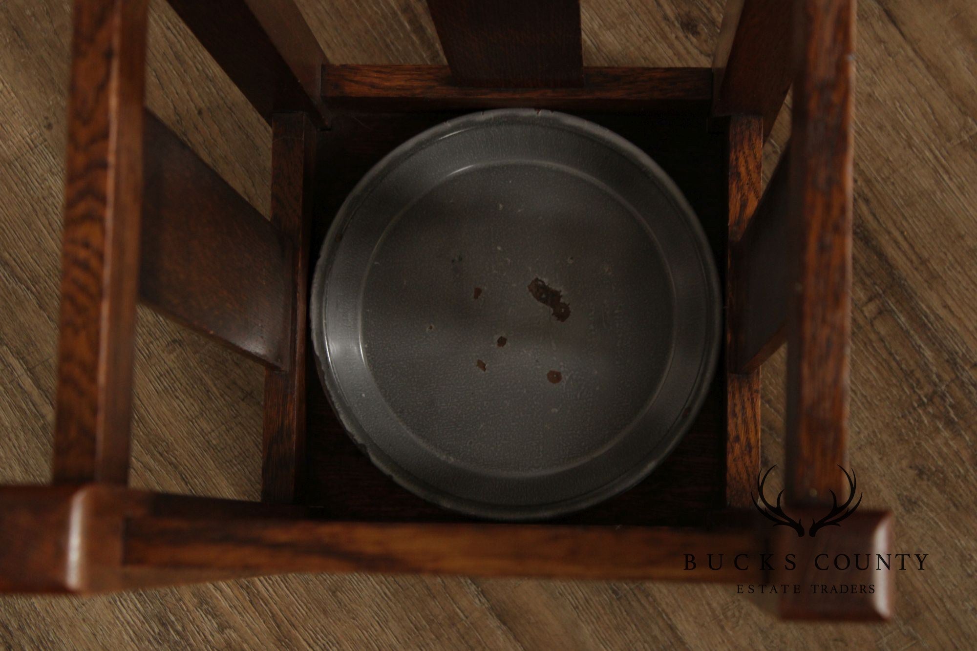 Antique Mission Oak Arts & Crafts Umbrella Stand