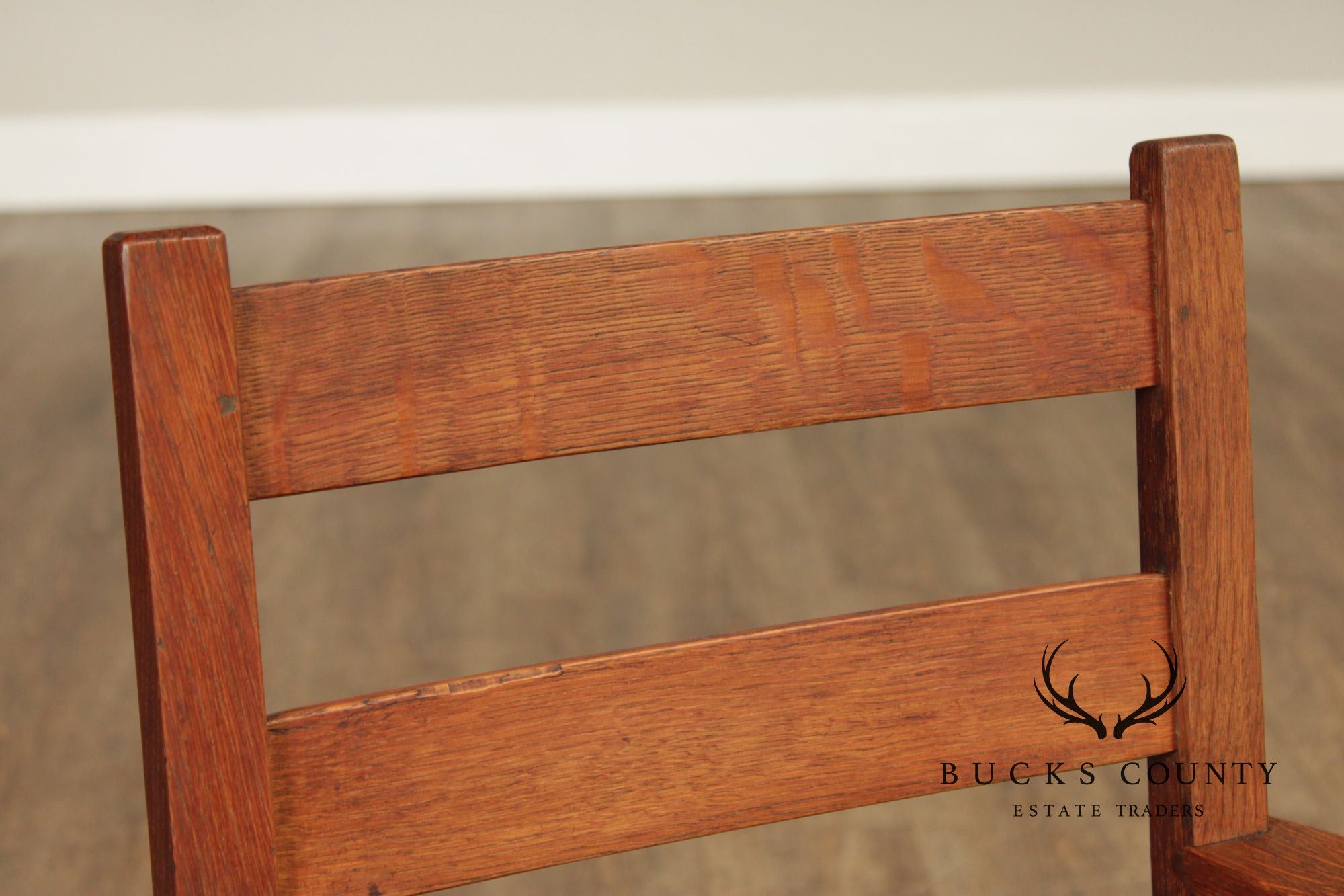 Antique Gustav Stickley Mission Oak Child Armchair