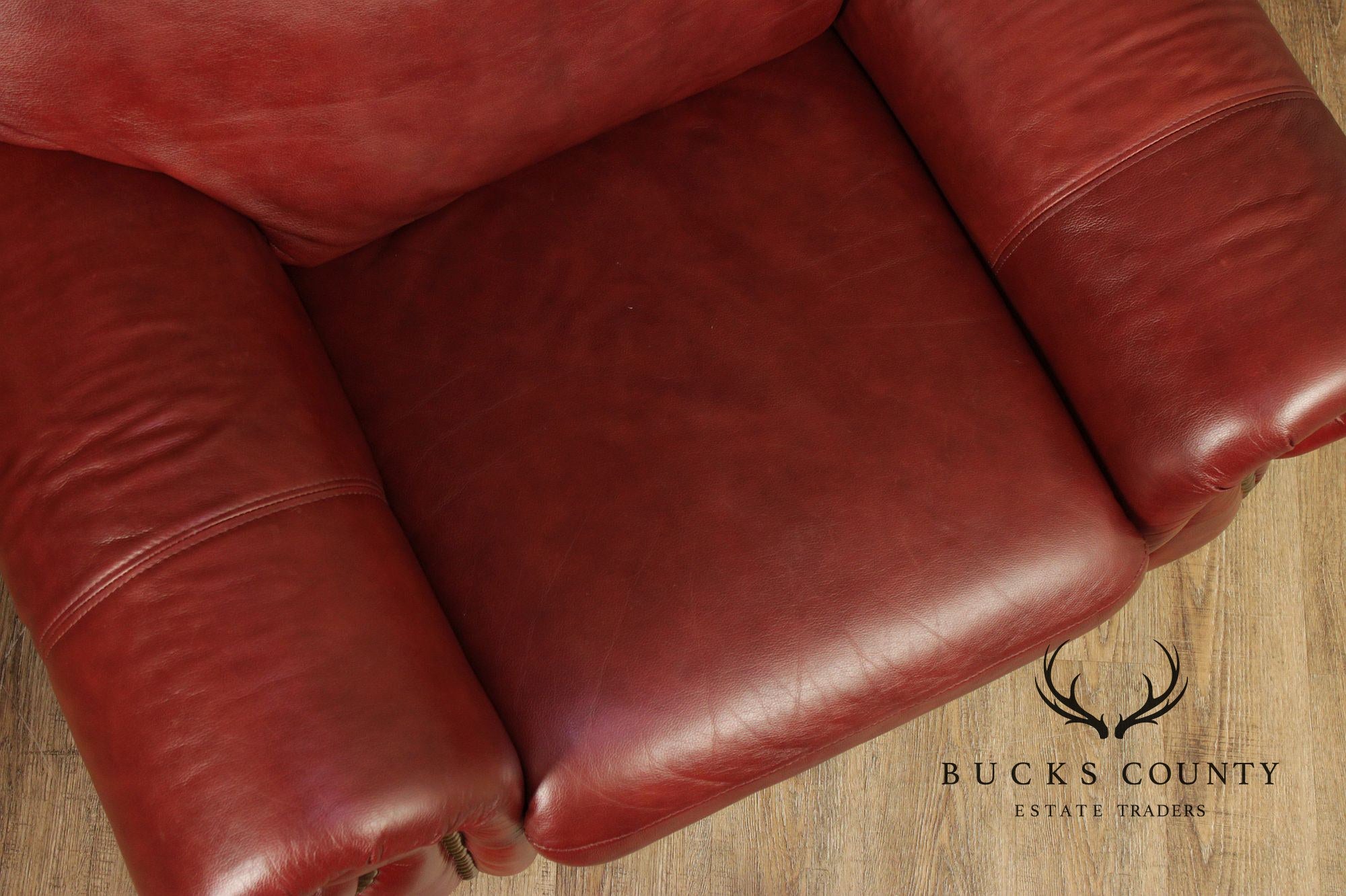 Traditional Leather Club Chair