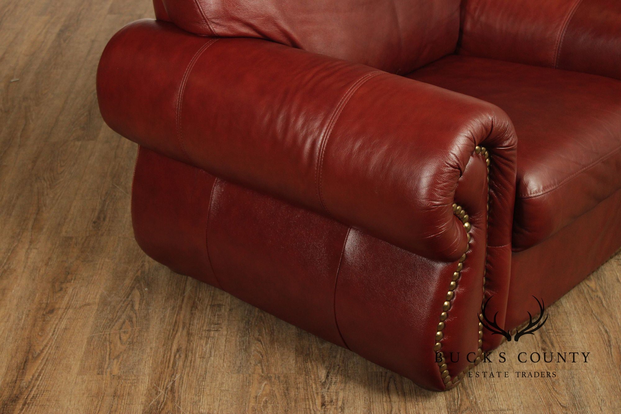 Traditional Leather Club Chair