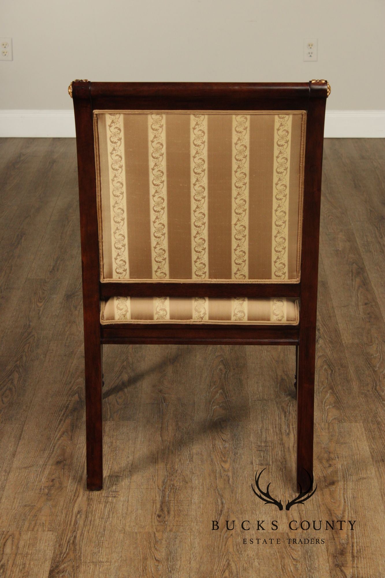 Neoclassical Louis XVI Style Set Of Ten Partial Gilt Mahogany Dining Chairs