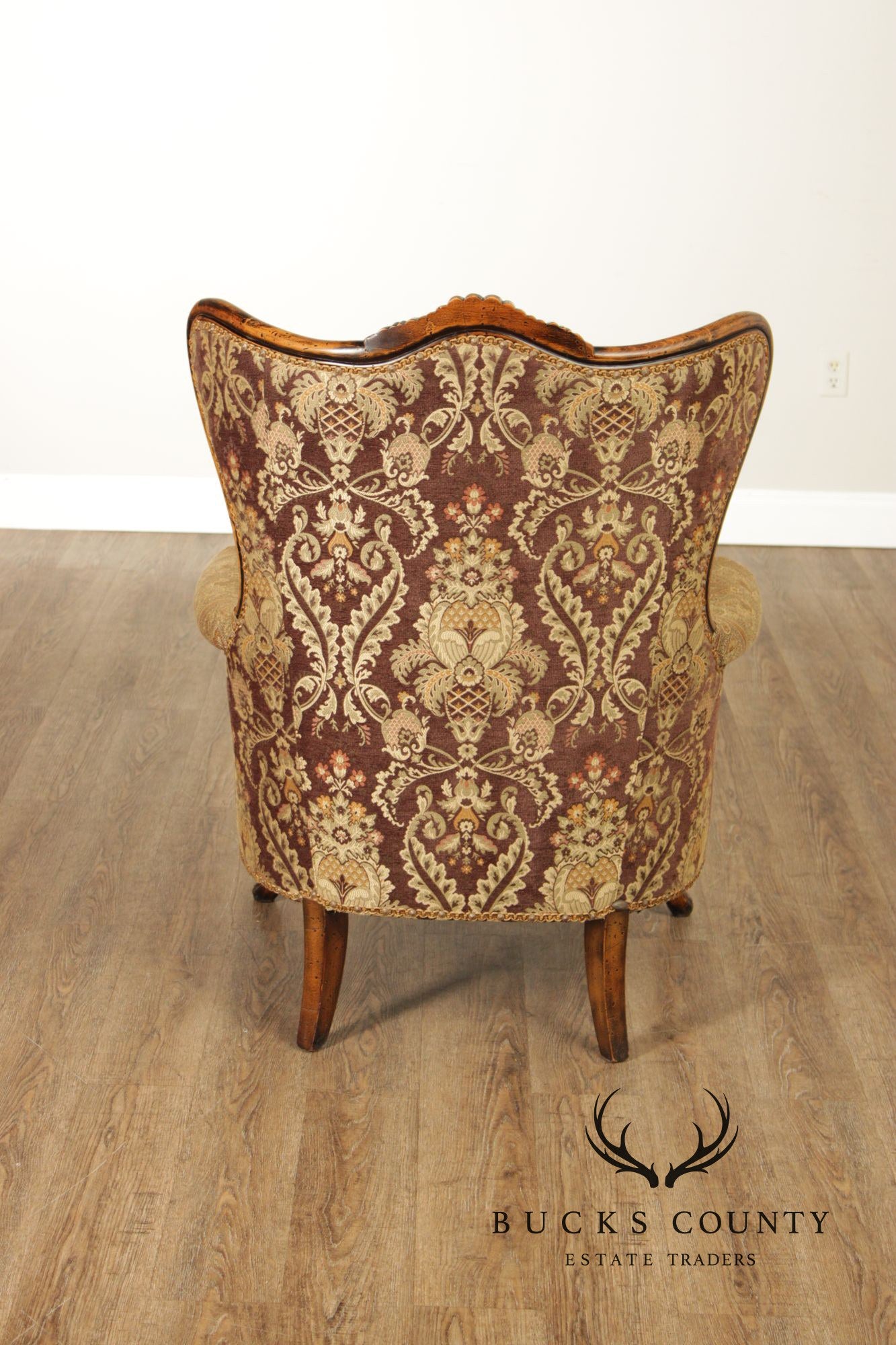 Key City Jeff Zimmerman Collection French Style Upholstered Wingback Chair