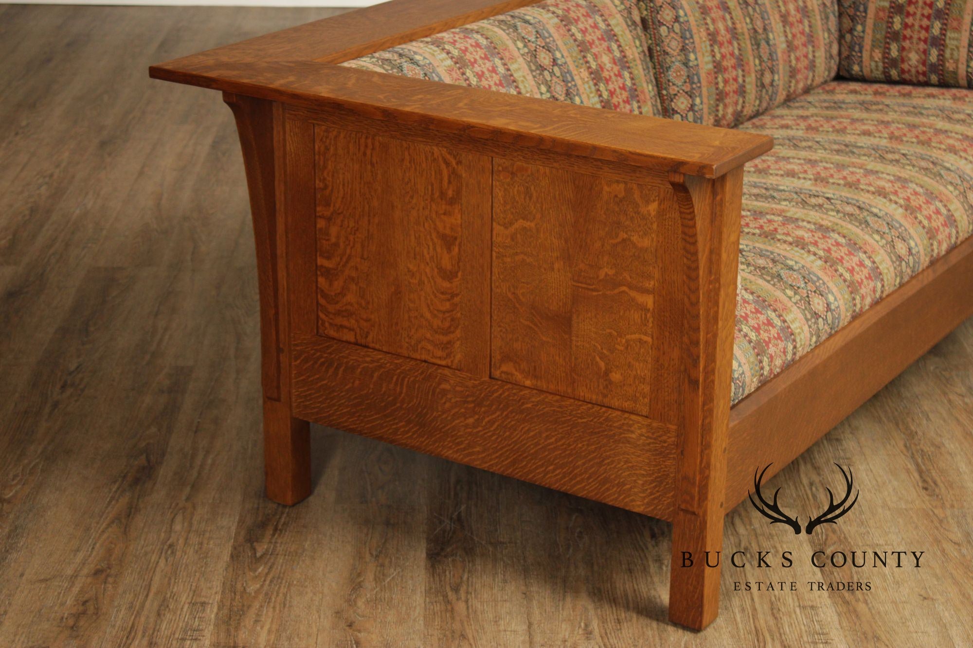 Stickley Mission Collection Oak Prairie Settle