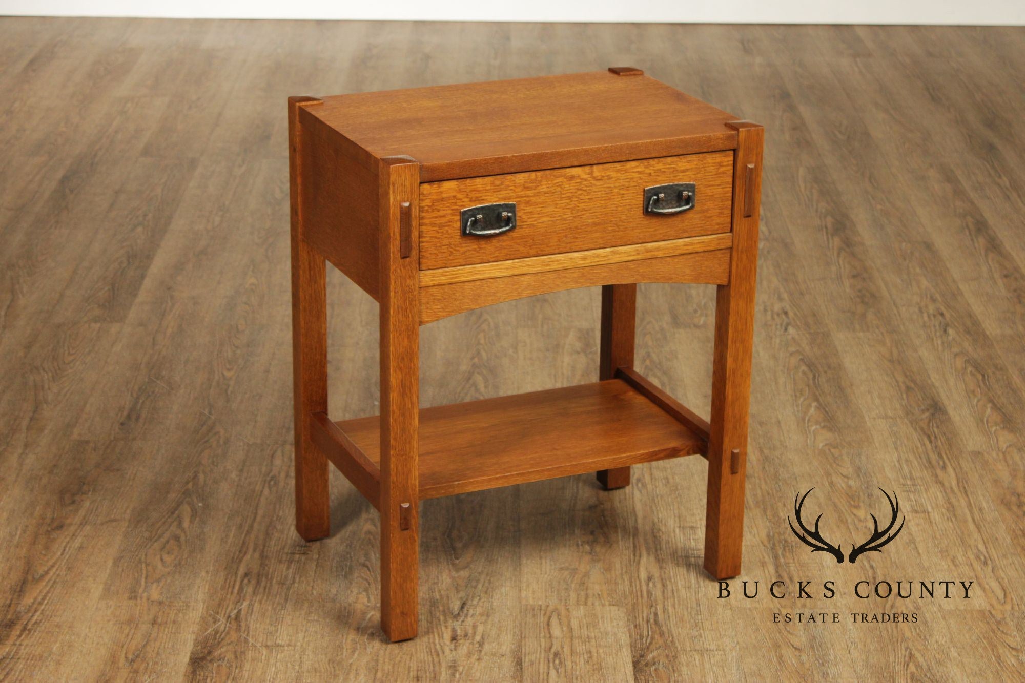 Stickley Mission Collection Oak One-Drawer Nightstand