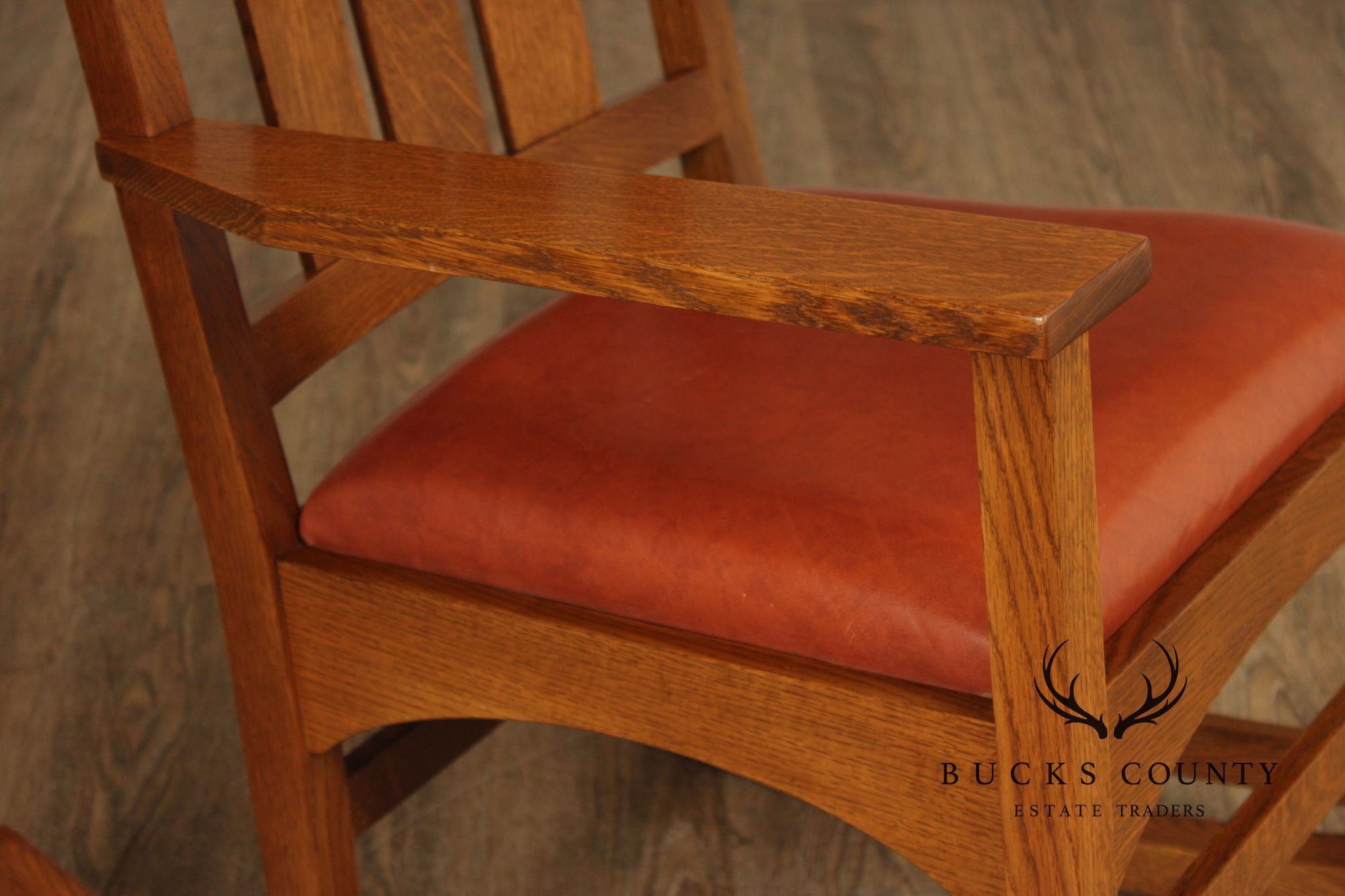 Stickley Mission Collection Harvey Ellis Oak Rocking Chair