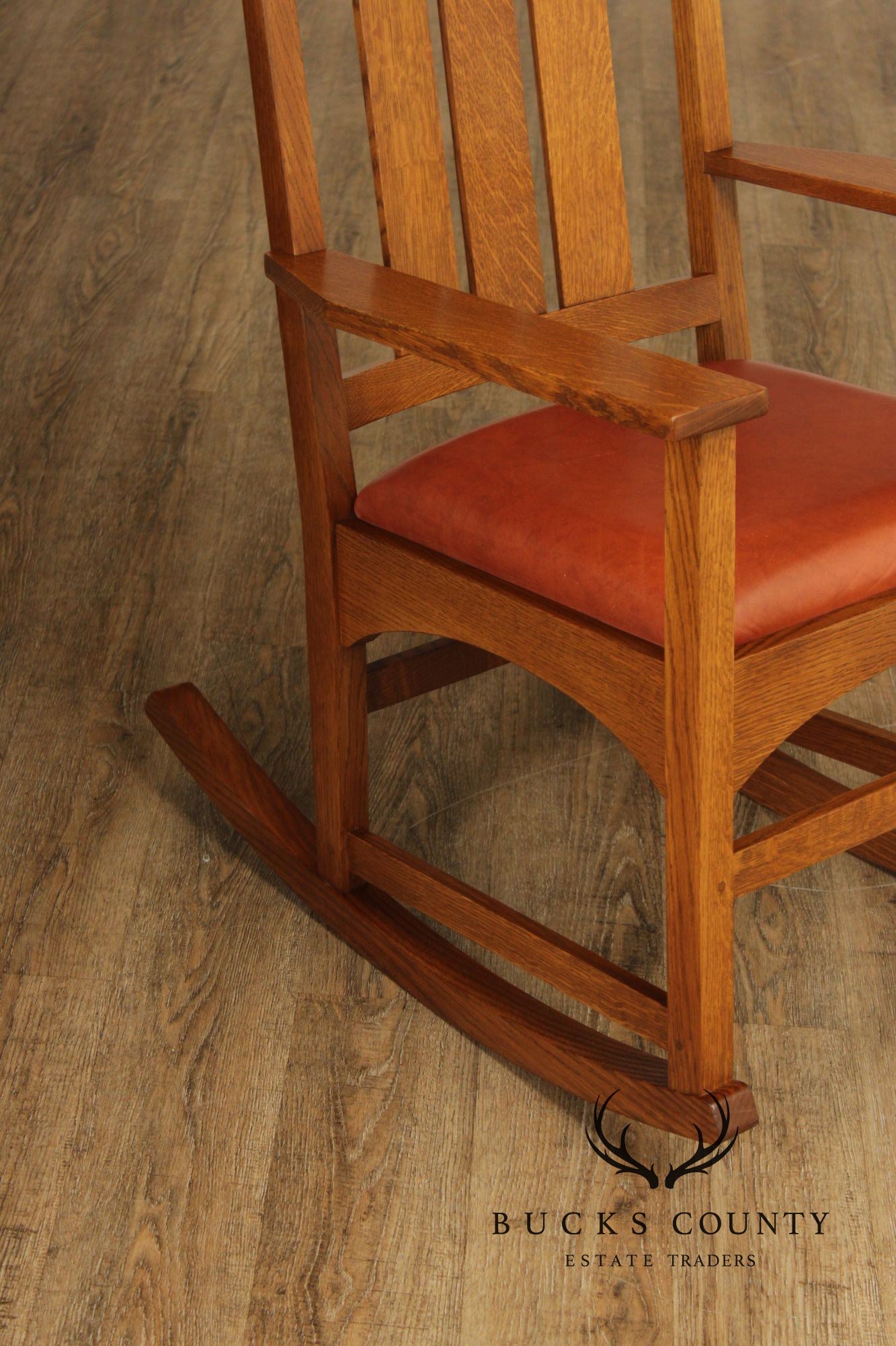 Stickley Mission Collection Harvey Ellis Oak Rocking Chair