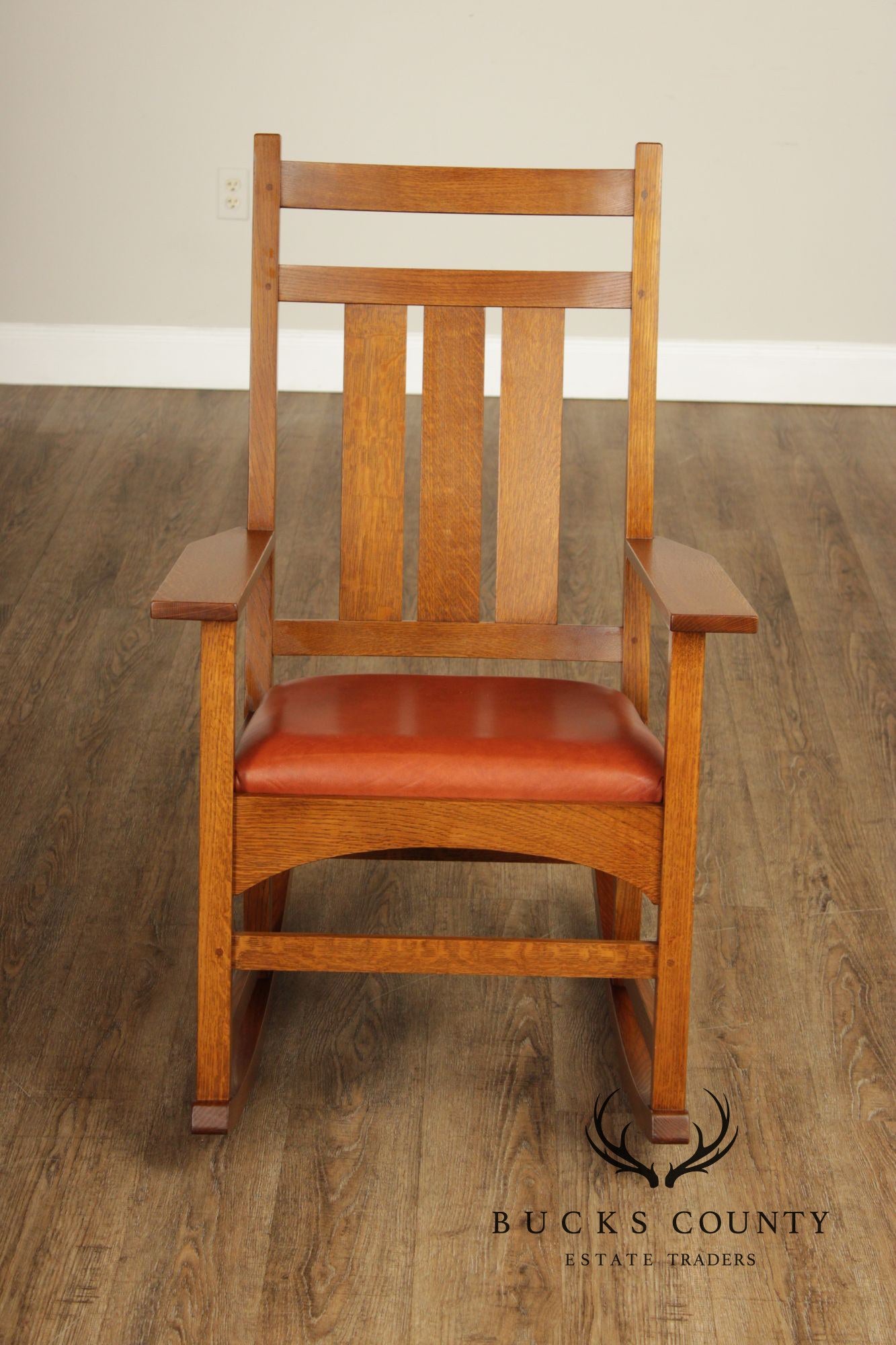 Stickley Mission Collection Harvey Ellis Oak Rocking Chair