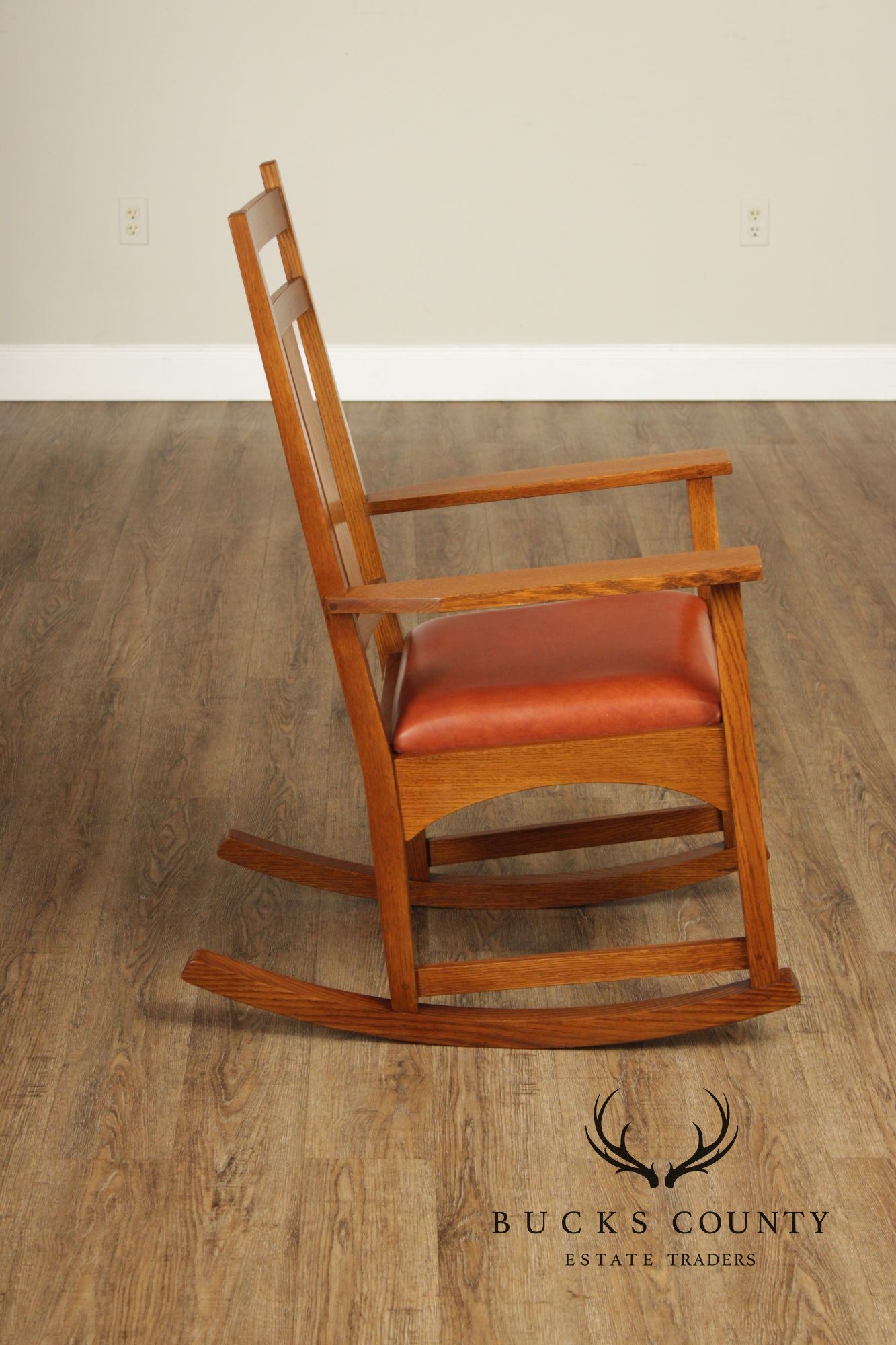 Stickley Mission Collection Harvey Ellis Oak Rocking Chair