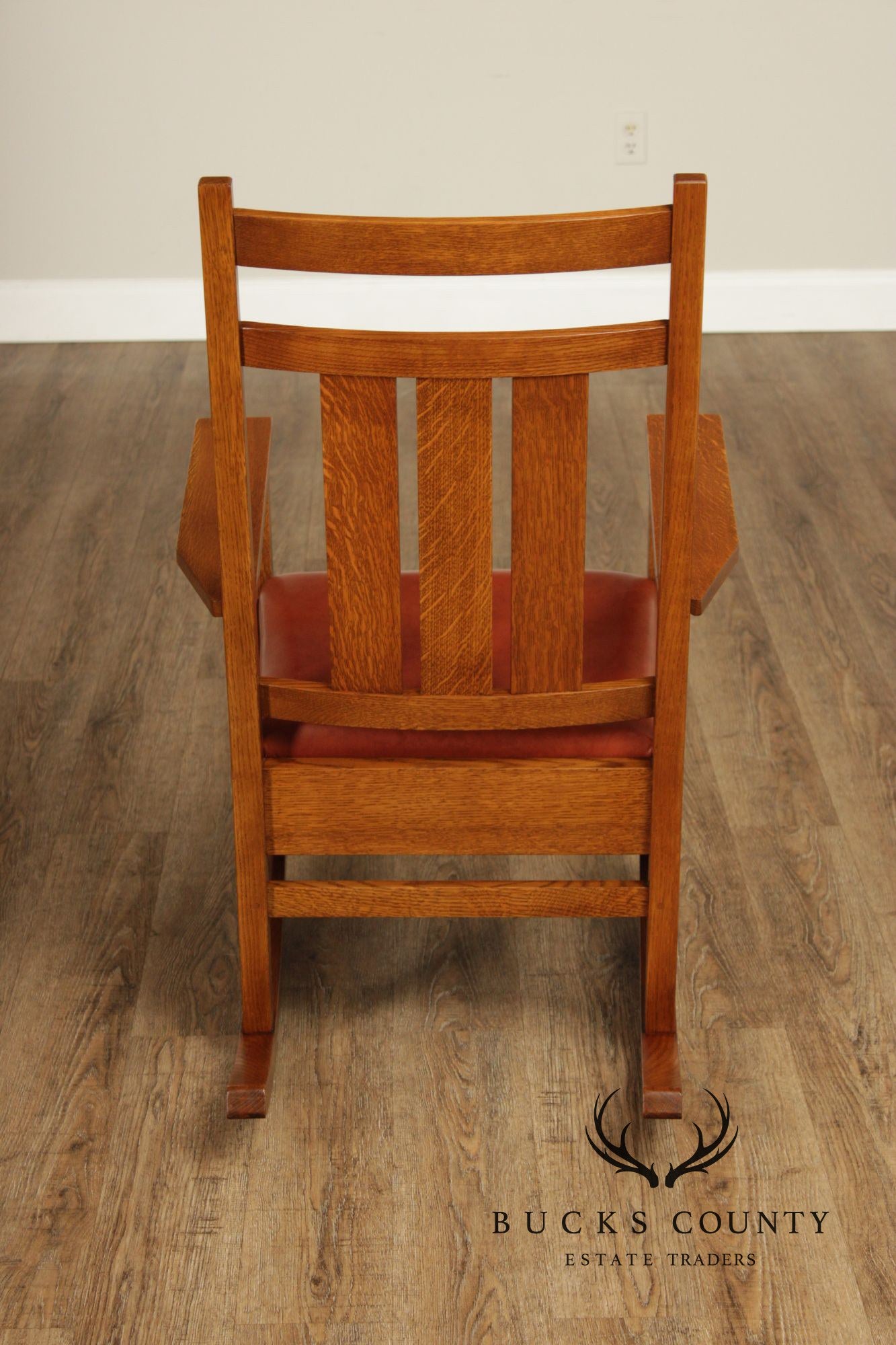 Stickley Mission Collection Harvey Ellis Oak Rocking Chair