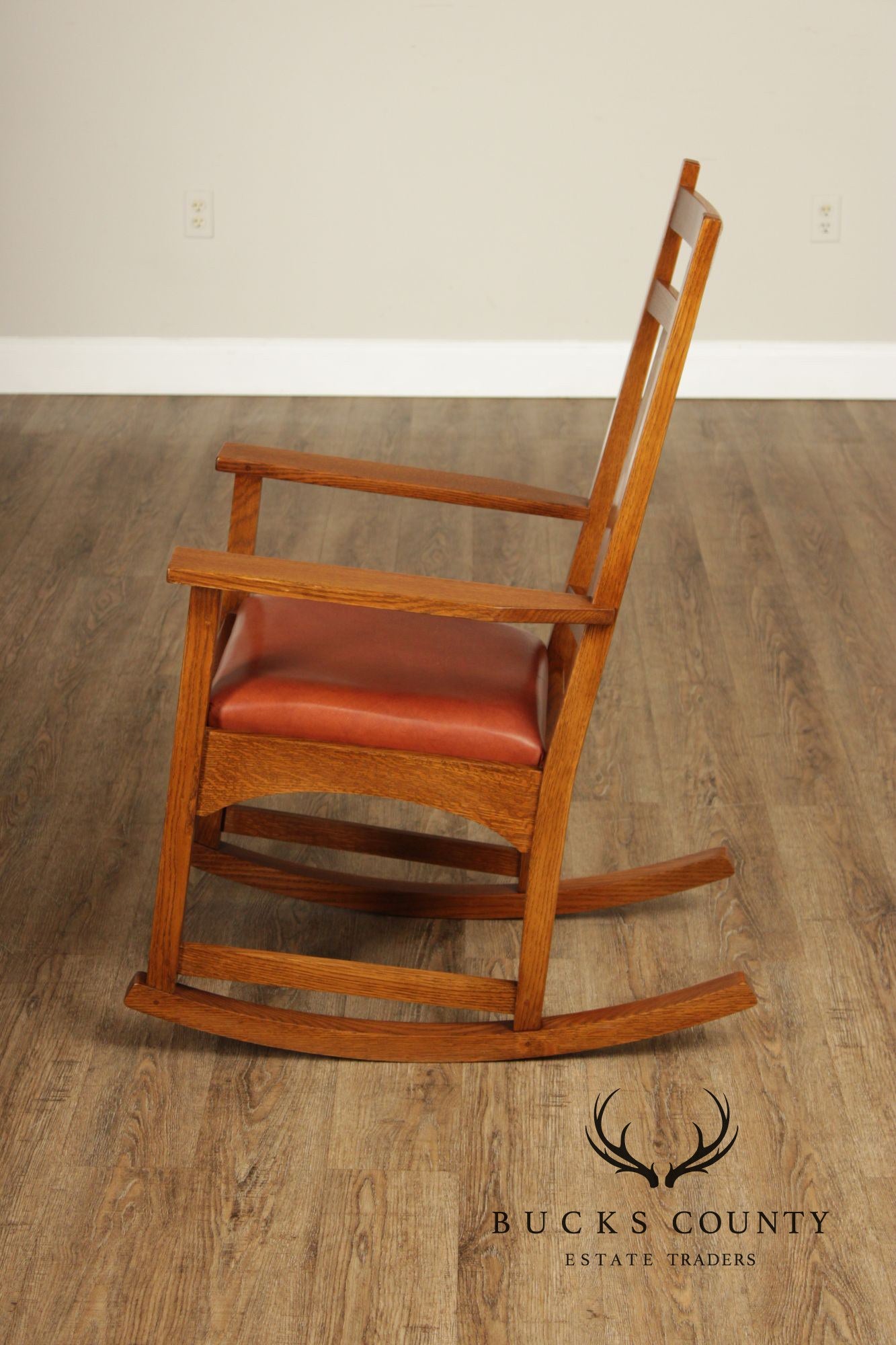 Stickley Mission Collection Harvey Ellis Oak Rocking Chair