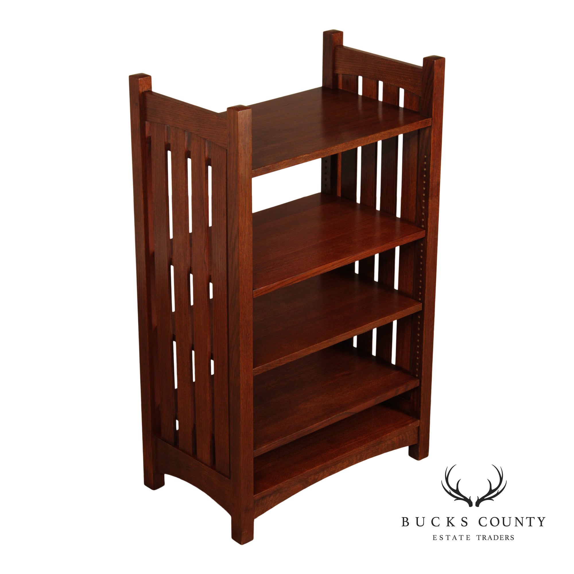 Stickley Mission Collection Oak Bookcase Magazine Stand