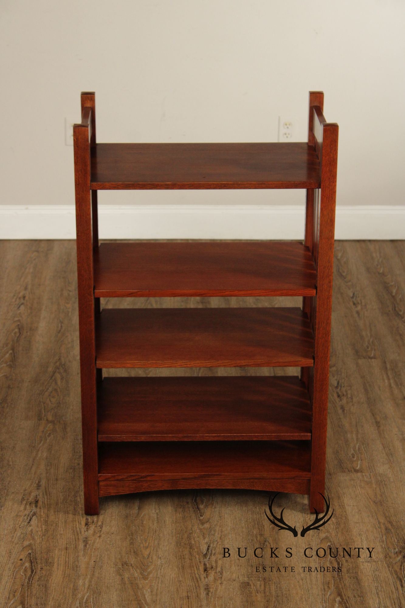 Stickley Mission Collection Oak Bookcase Magazine Stand