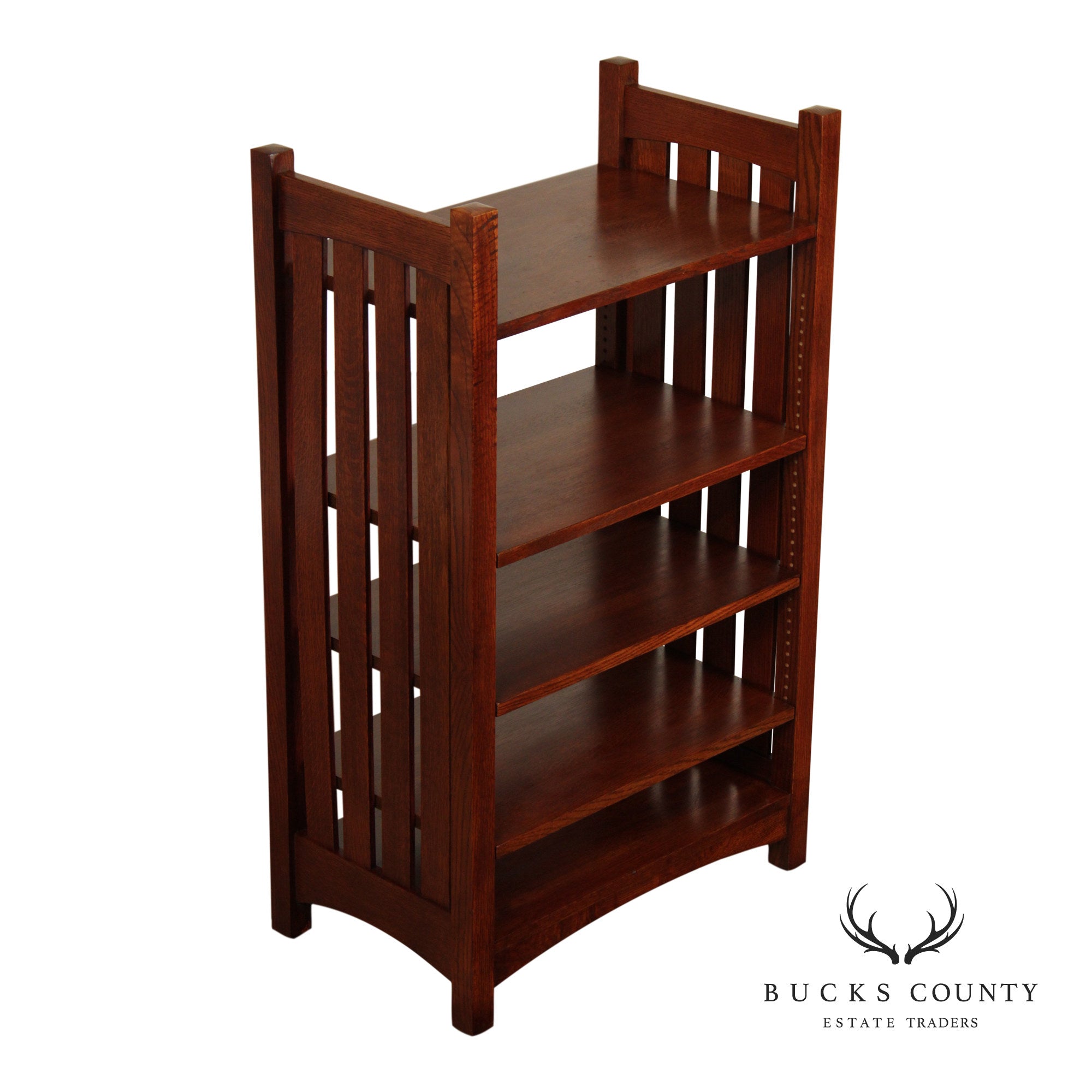 Stickley Mission Collection Oak Bookcase Magazine Stand