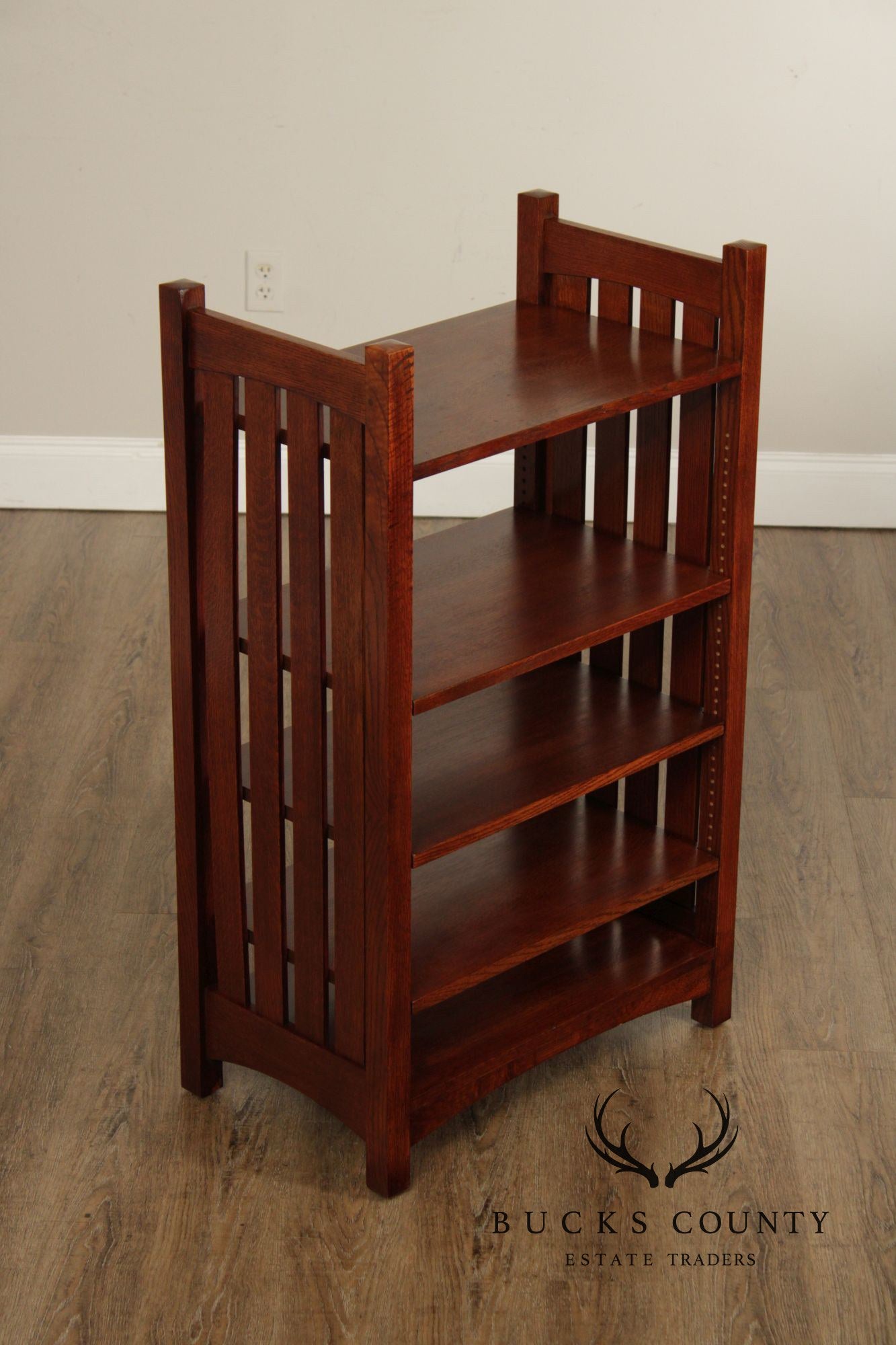Stickley Mission Collection Oak Bookcase Magazine Stand