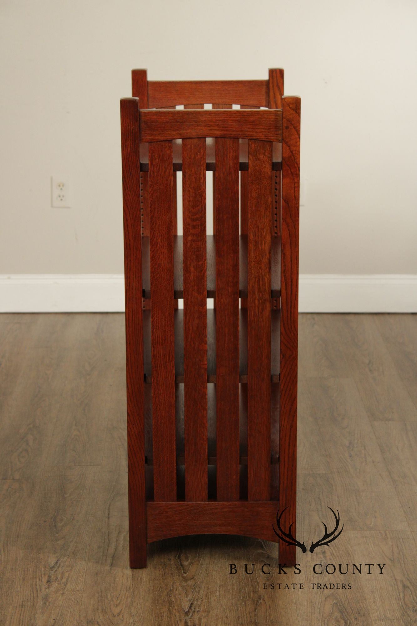 Stickley Mission Collection Oak Bookcase Magazine Stand