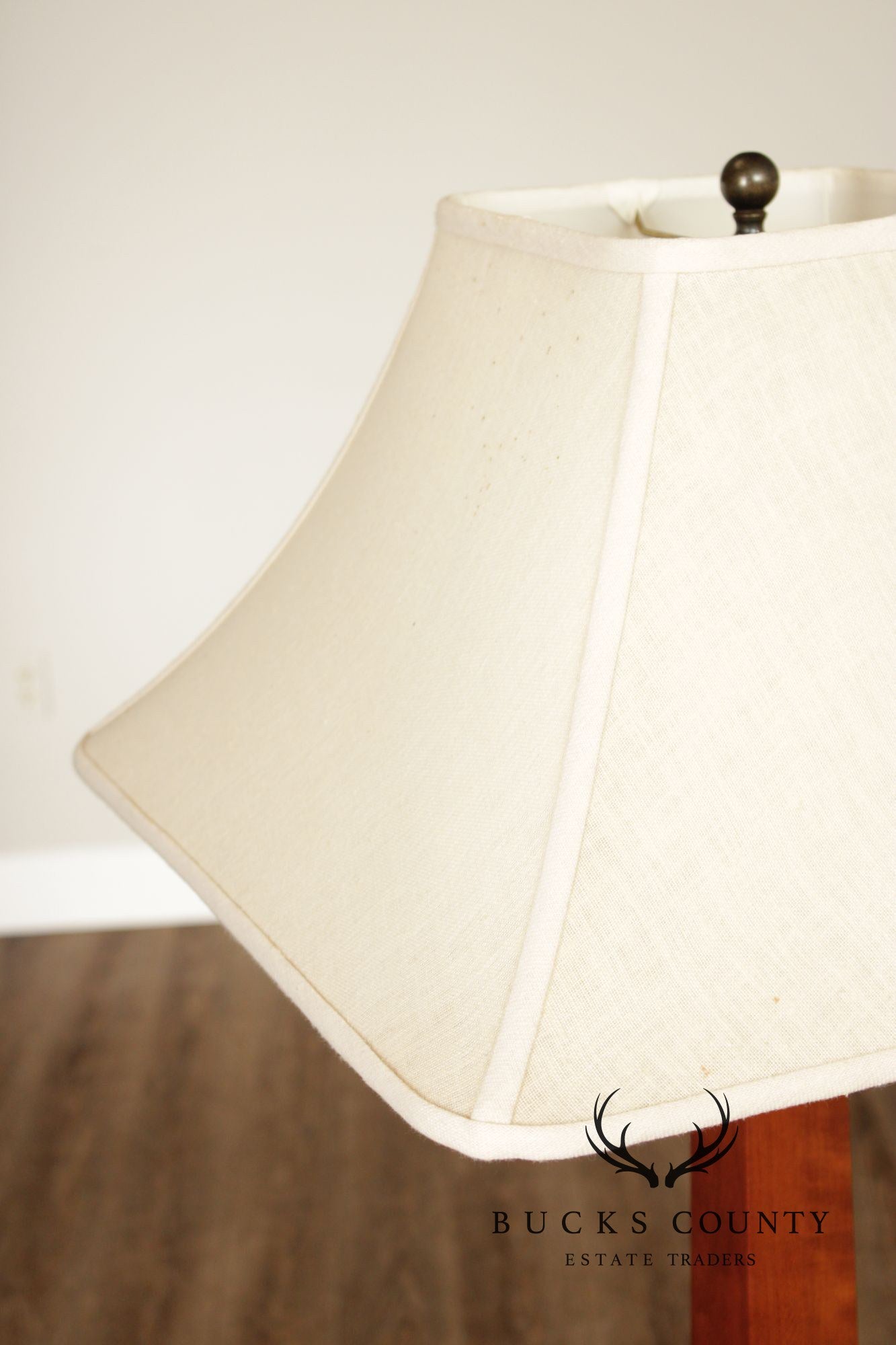 Stickley Mission Collection Cherry Square Base Floor Lamp