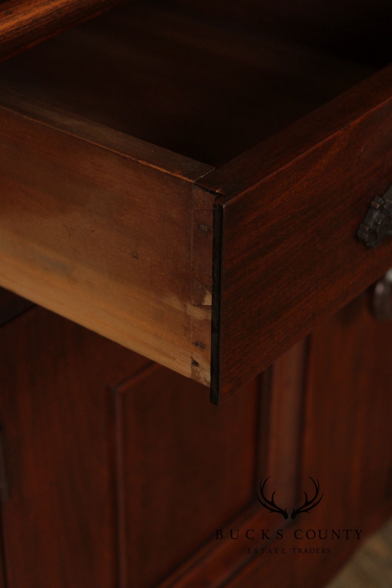 Antique American Country Poplar Dry Sink Cabinet