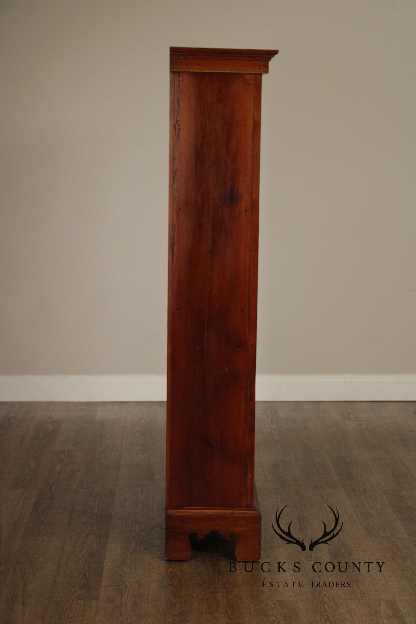 Antique American Pine Two-Door Cupboard