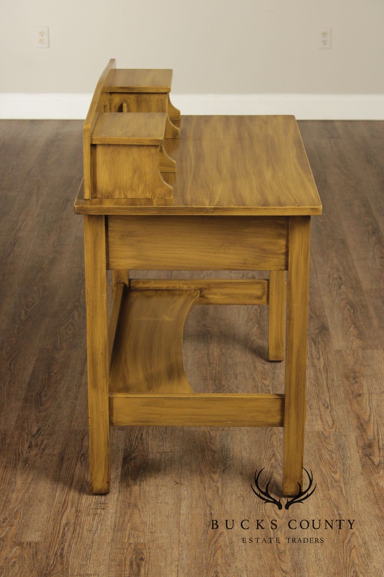 Stickley Brothers Antique Painted Two-Drawer Postcard Desk