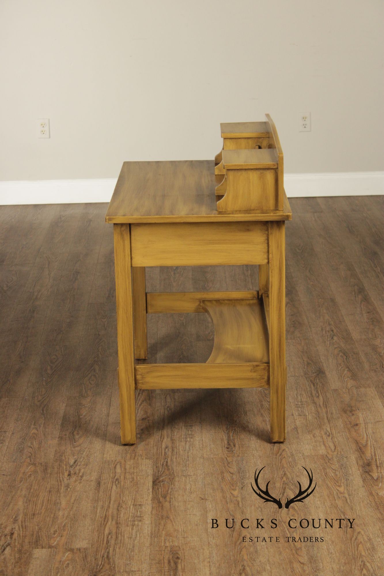 Stickley Brothers Antique Painted Two-Drawer Postcard Desk