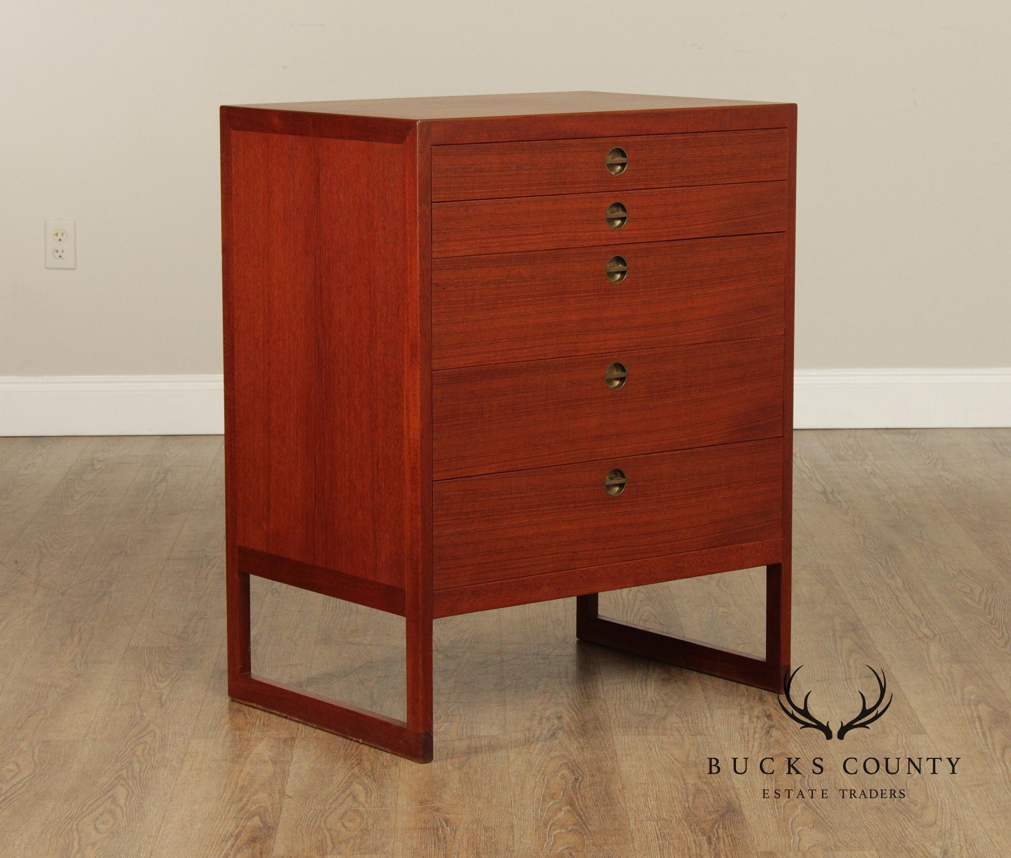 Borge Mogensen Danish Modern Teak Five Drawer Chest