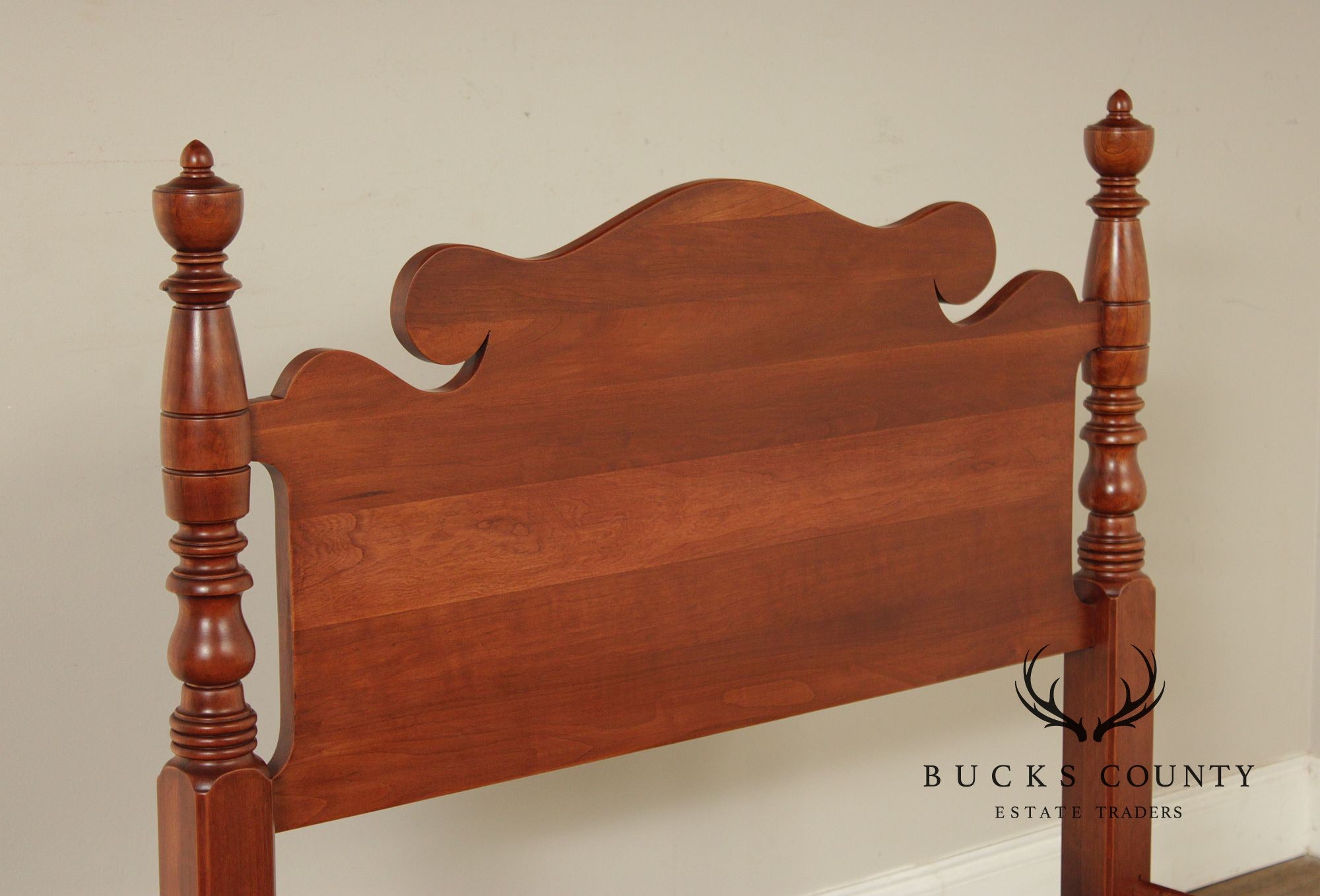 Kling Vintage Pair Of Solid Cherry Twin Beds