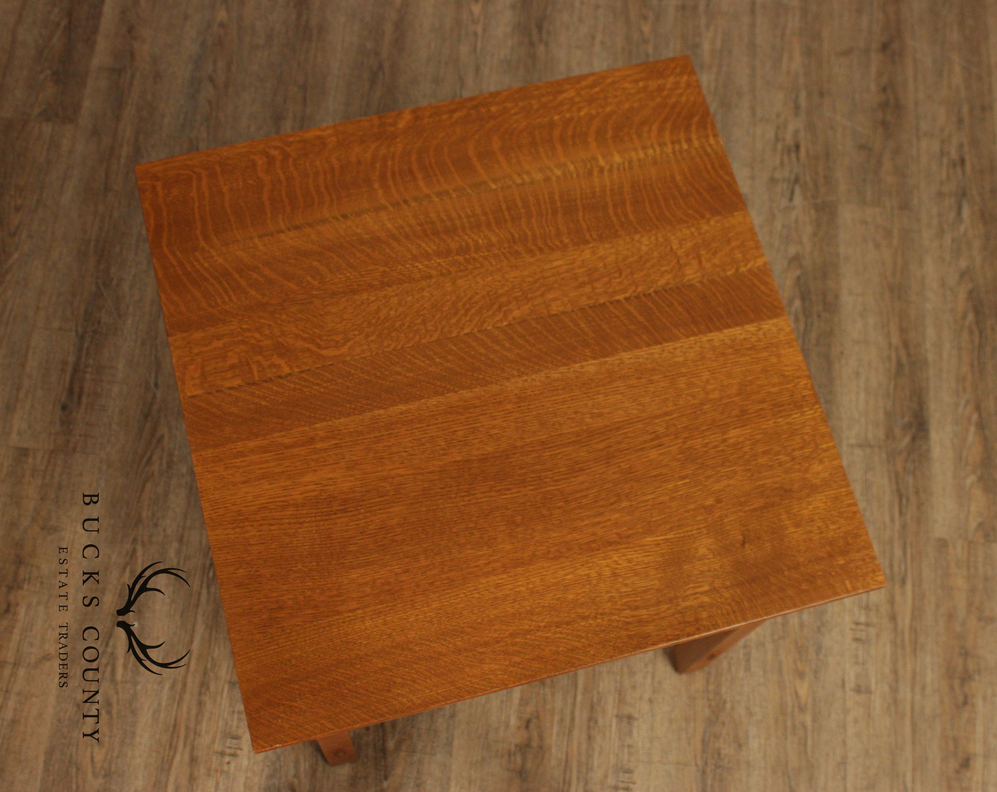 Stickley Mission Collection Oak Spindle Lamp Table