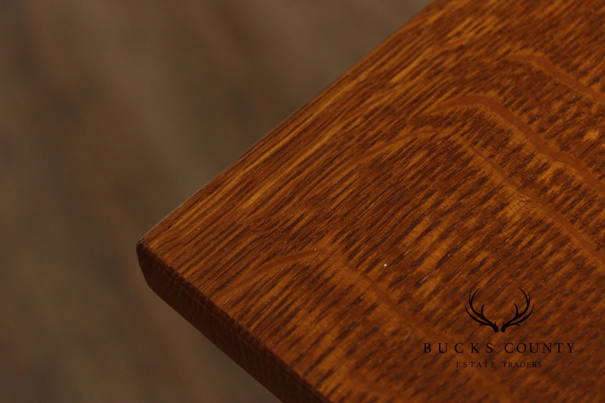 Stickley Mission Collection Oak Spindle Lamp Table