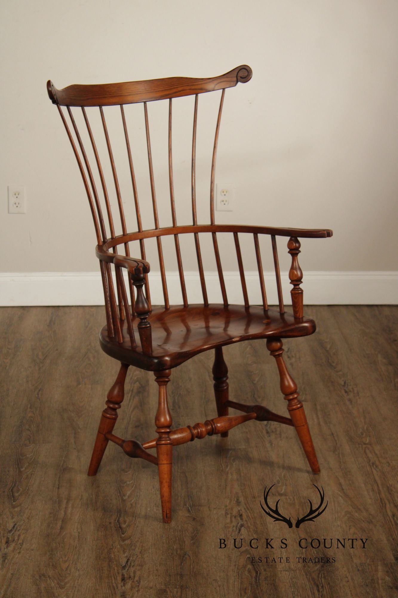 Vintage Quality Bench Made Windsor Armchair