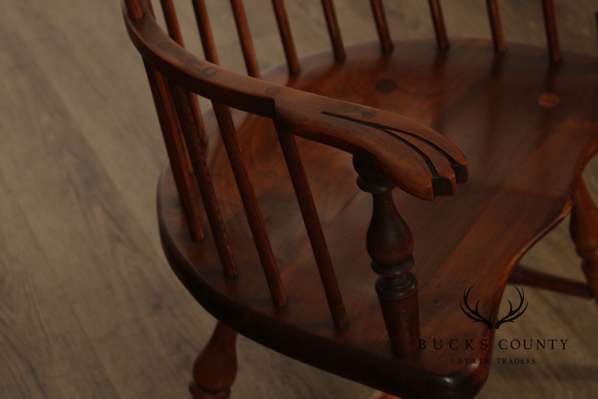 Vintage Quality Bench Made Windsor Armchair