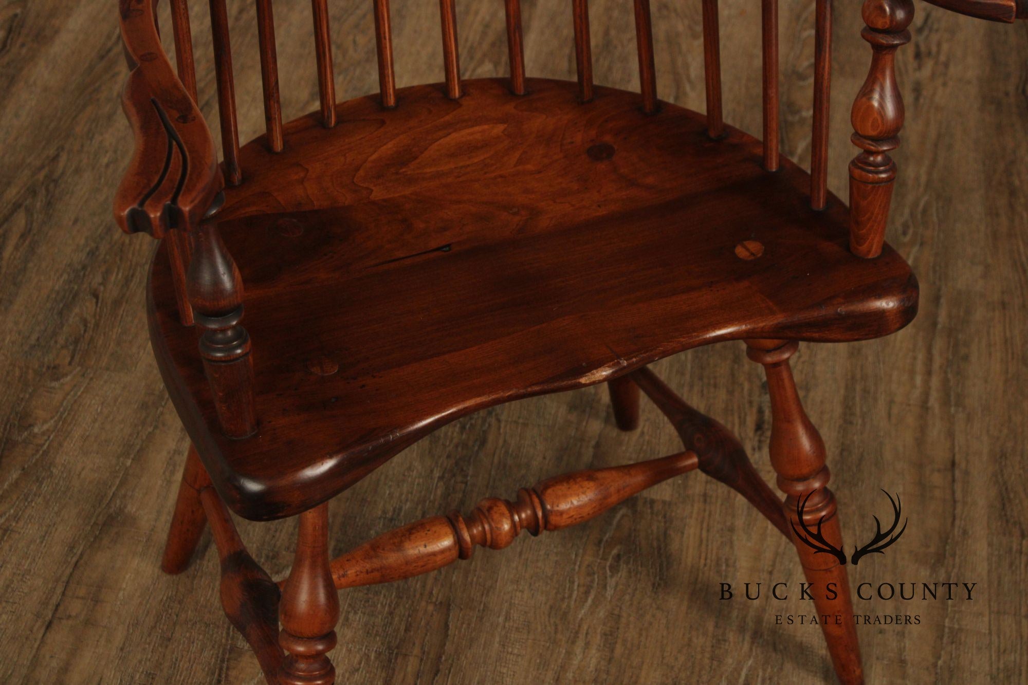 Vintage Quality Bench Made Windsor Armchair