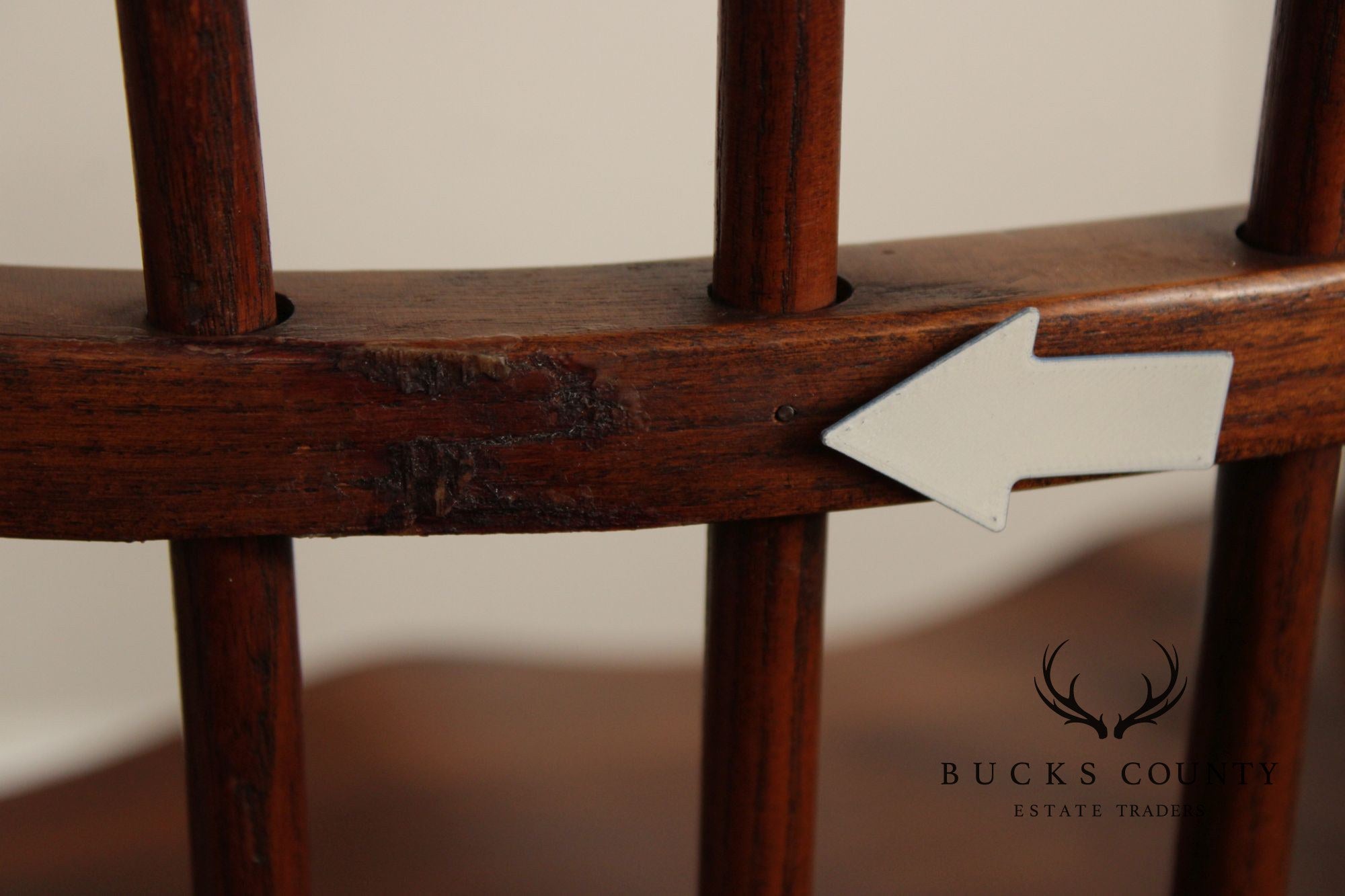 Vintage Quality Bench Made Windsor Armchair