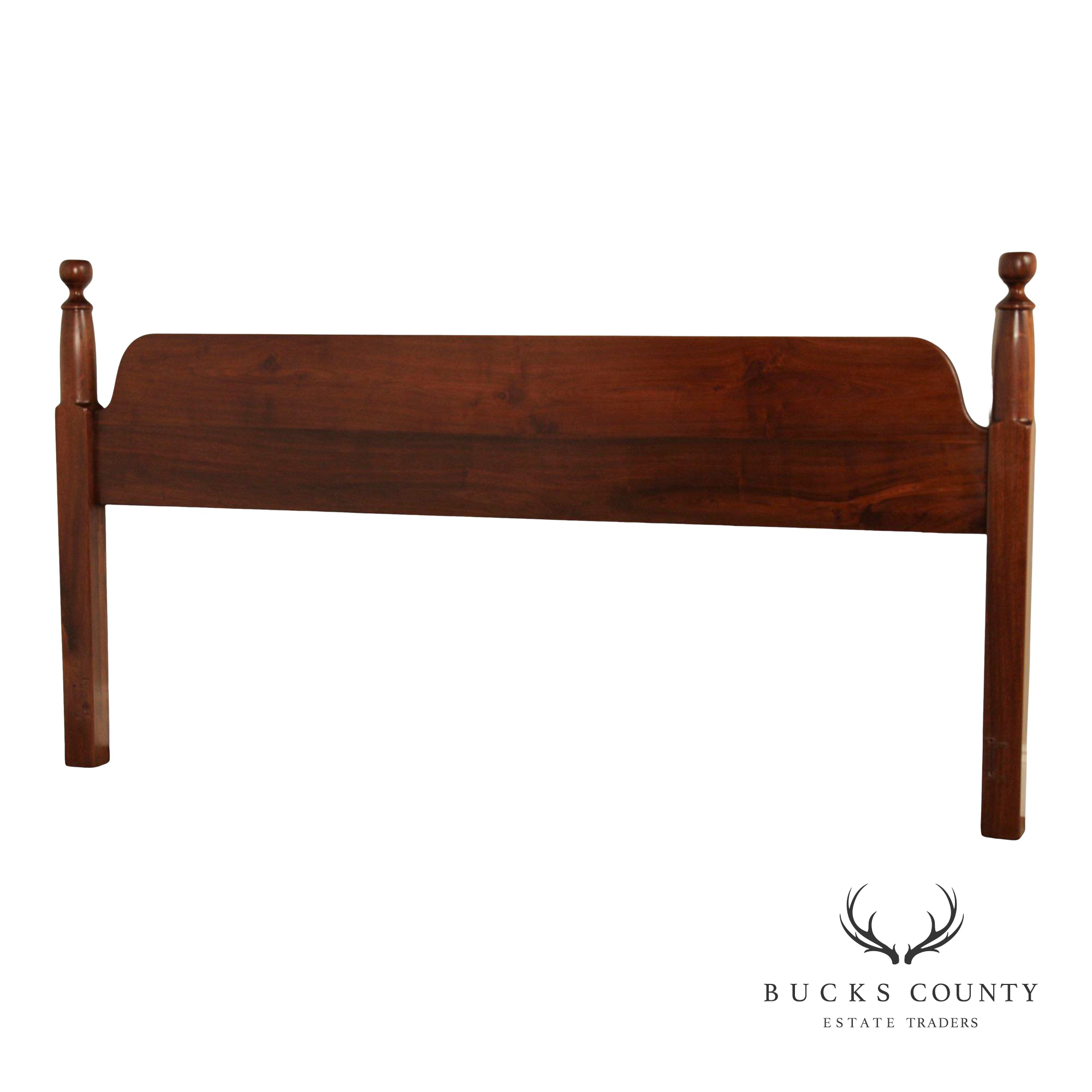 Custom Quality King Size Walnut Farmhouse Style Headboard