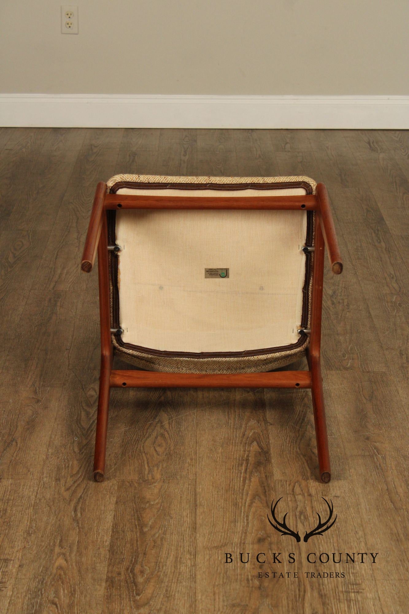 Sun Furniture Danish Modern Style Pair of Teak Side Chairs
