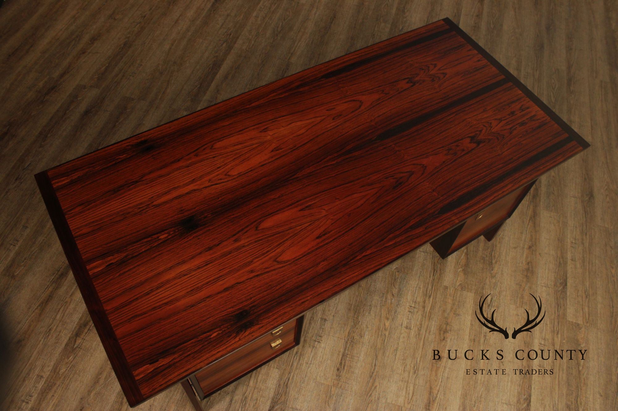 Arne Vodder For Sibast Danish Modern Rosewood Executive Desk